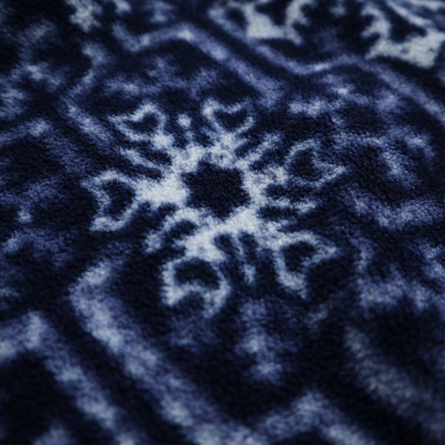 80 - 90s L.L.Bean 雪花圖騰抓毛絨套頭衫 - 富士鳥古著