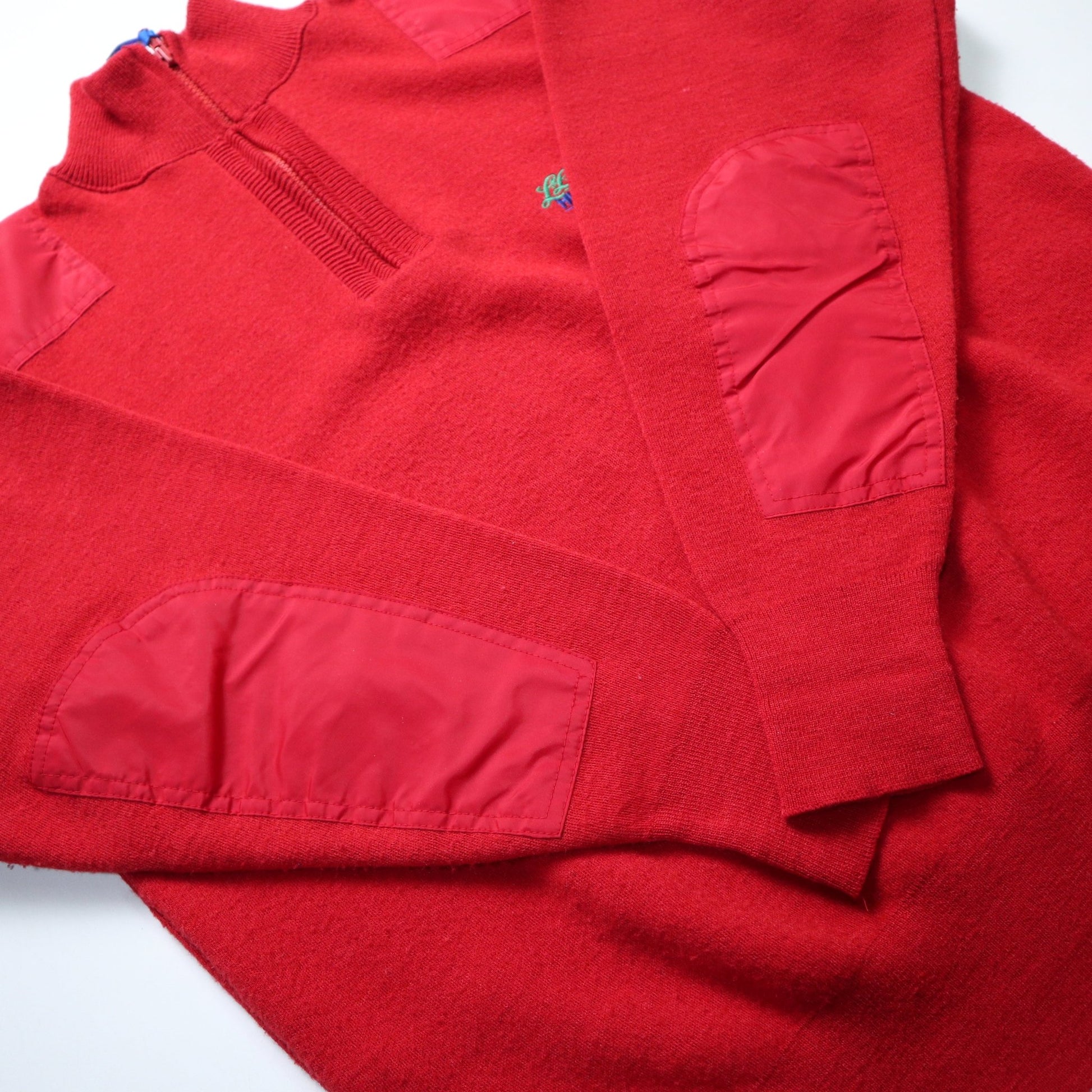80 - 90s L.L.Bean HIGHTREK 美國製 紅色針織套頭衫 - 富士鳥古著