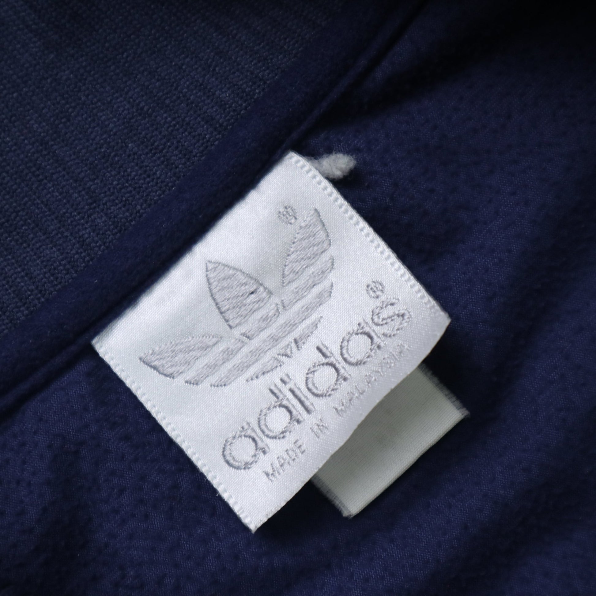 80s Adidas 藍紅拼色絨布運動外套 - 富士鳥古著