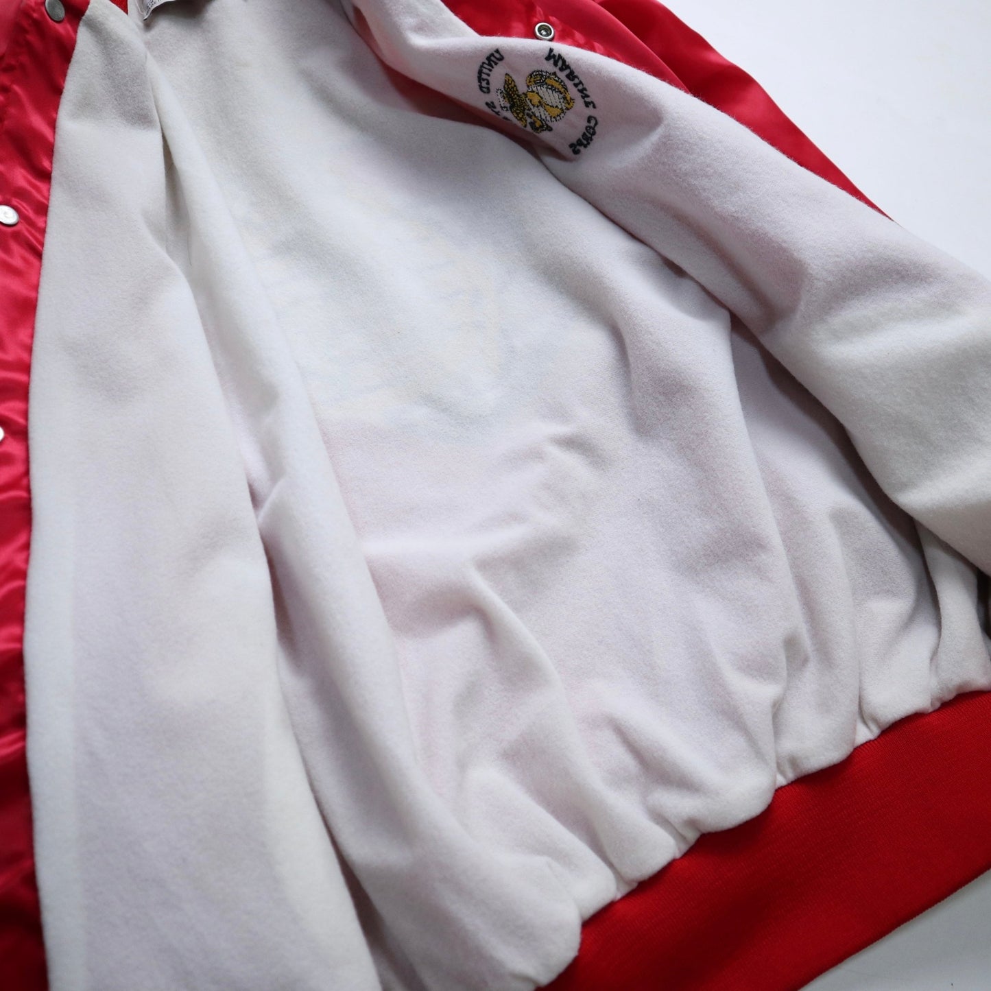 80s ARTEX 美國製 美國海軍陸戰隊紀念緞面夾克 - 富士鳥古著