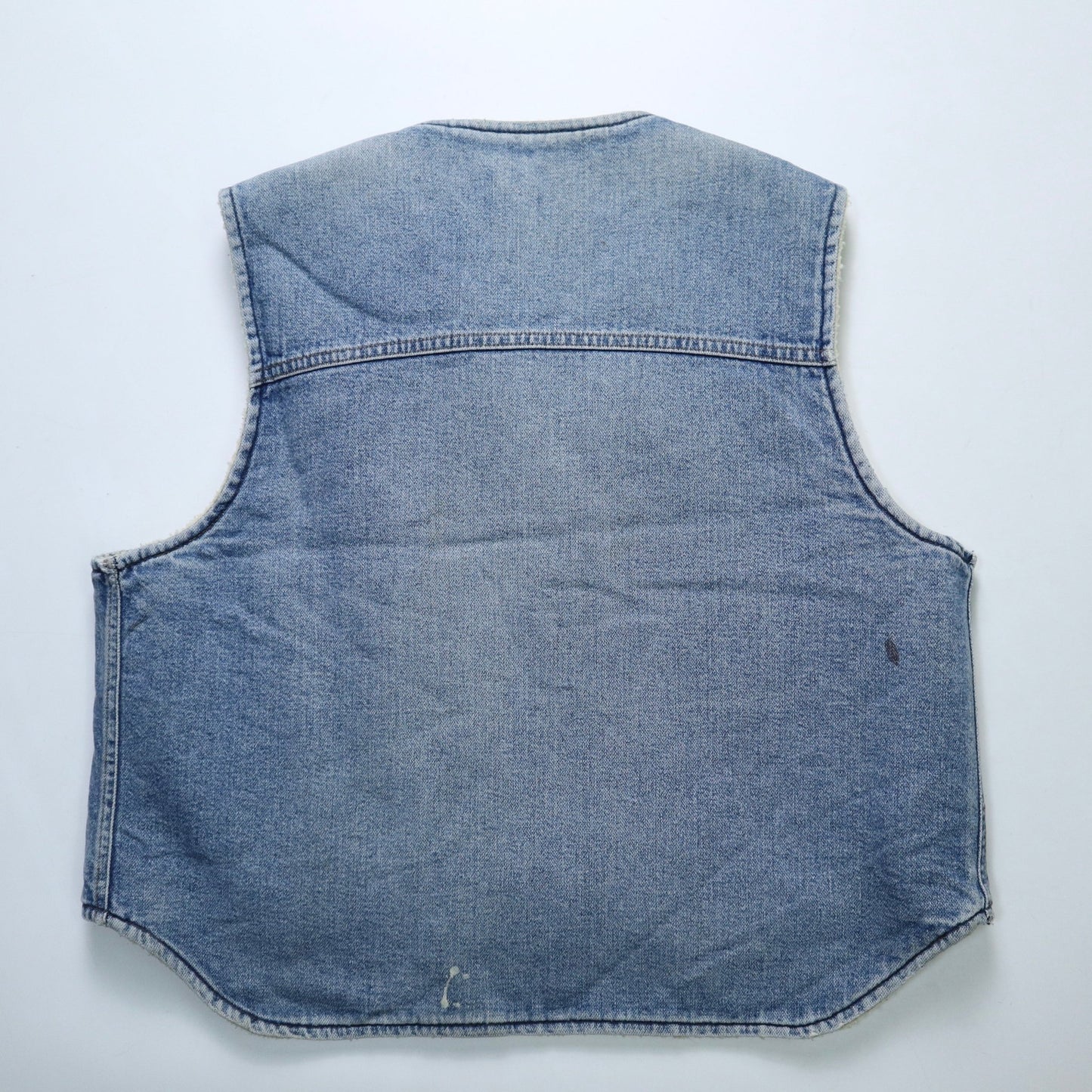 80s Carhartt 美國製 丹寧羔羊背心 - 富士鳥古著