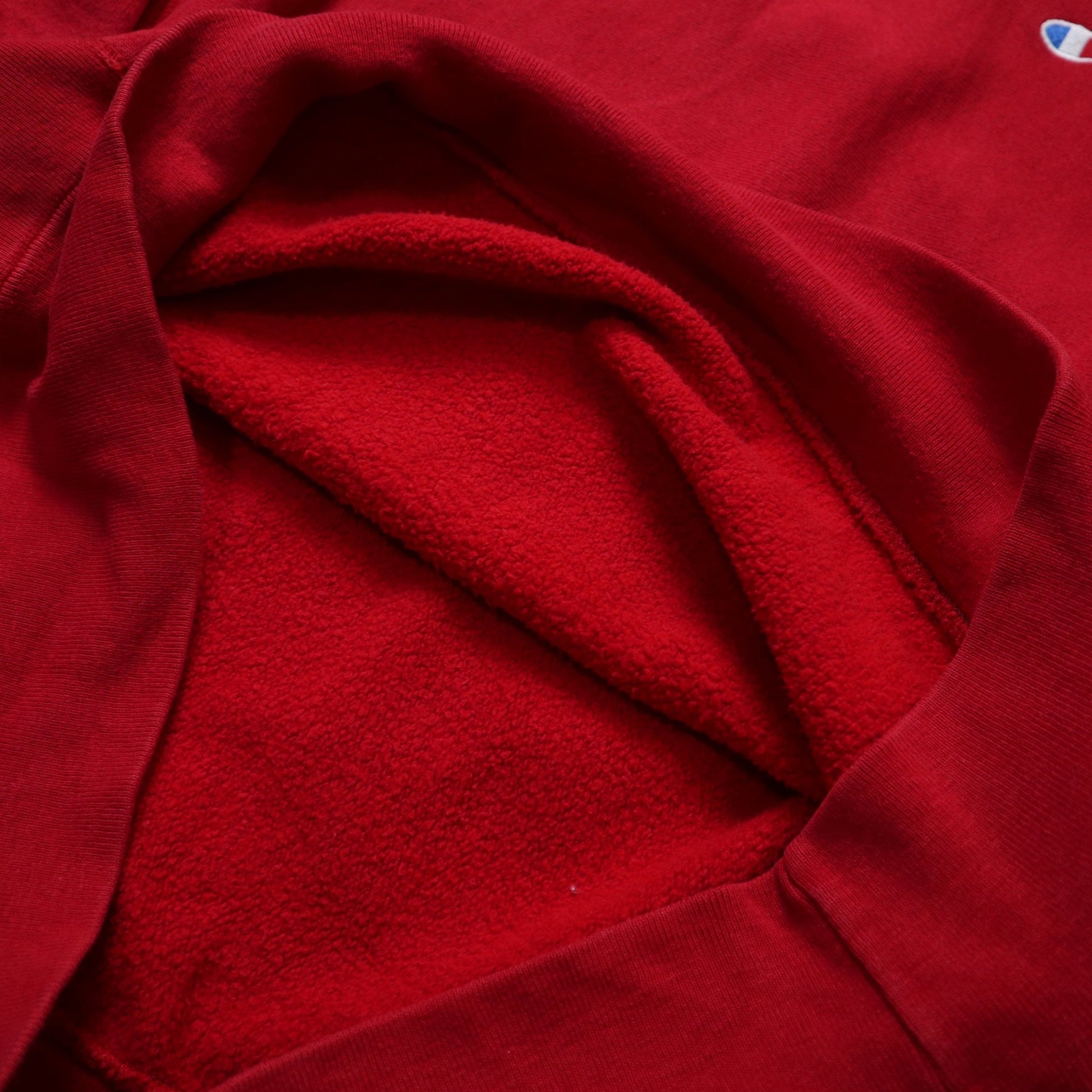 80s Champion 美國製 Reverse Weave 紅色素面衛衣 - 富士鳥古著