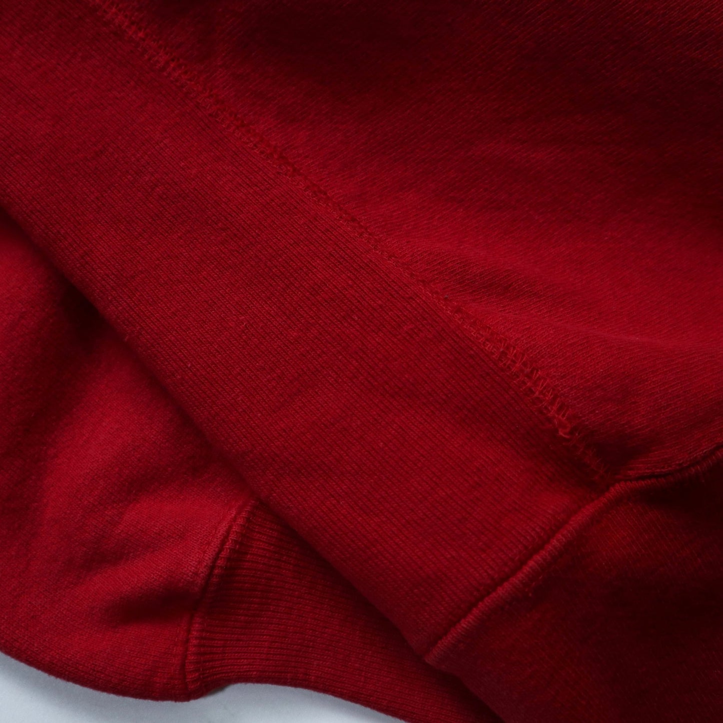 80s Champion 美國製 Reverse Weave 紅色素面衛衣 - 富士鳥古著