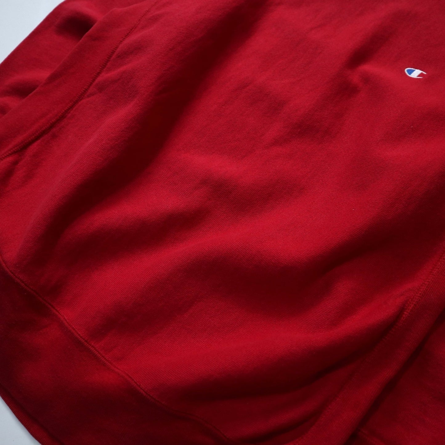 80s Champion 美國製 Reverse Weave 紅色素面衛衣 - 富士鳥古著