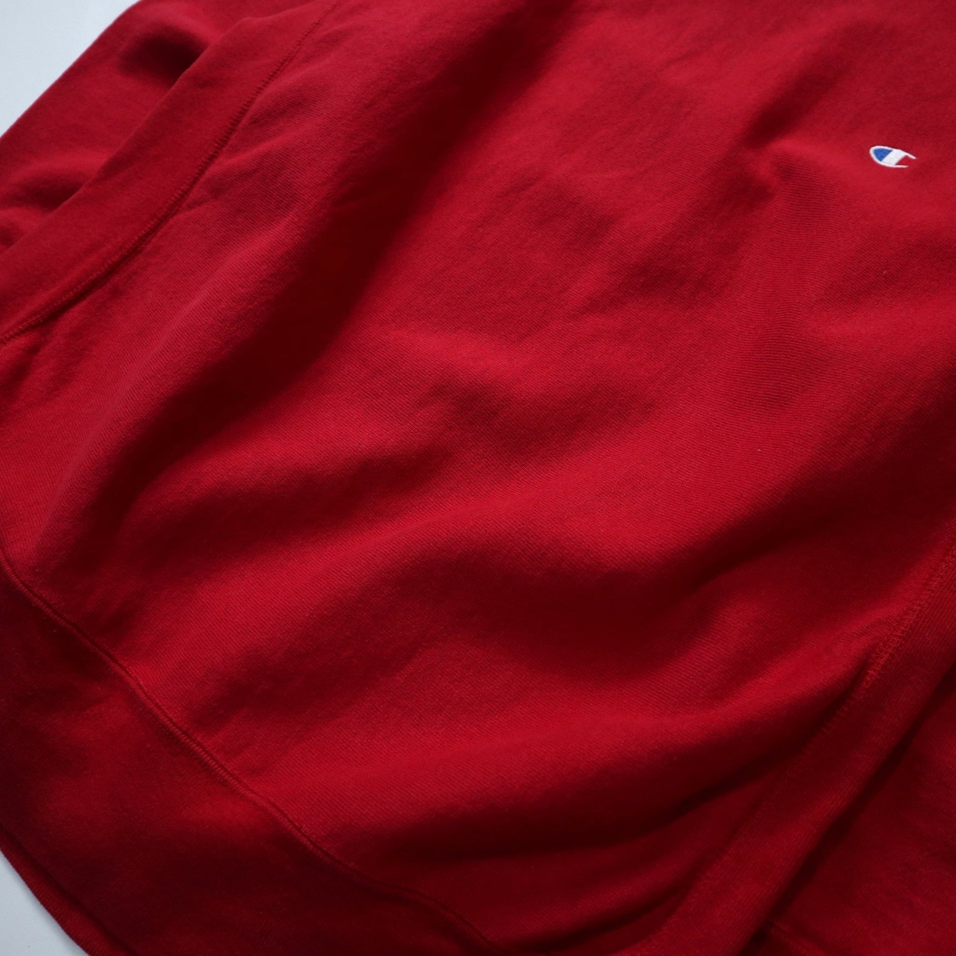 80s Champion 美國製 Reverse Weave 紅色素面衛衣 - 富士鳥古著