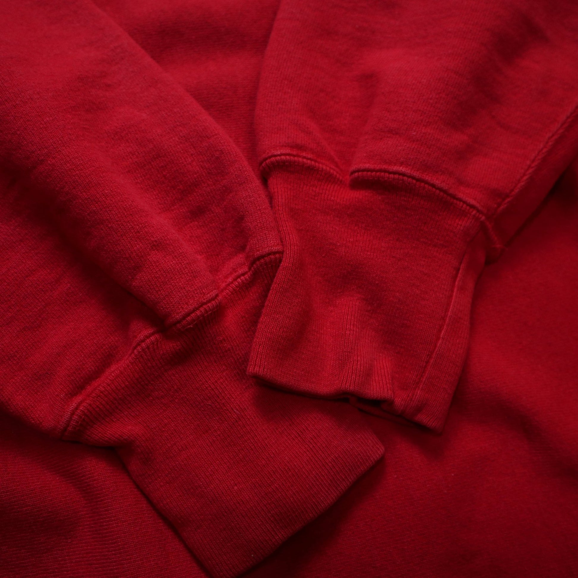 80s Champion 美國製 Reverse Weave 紅色素面衛衣 - 富士鳥古著