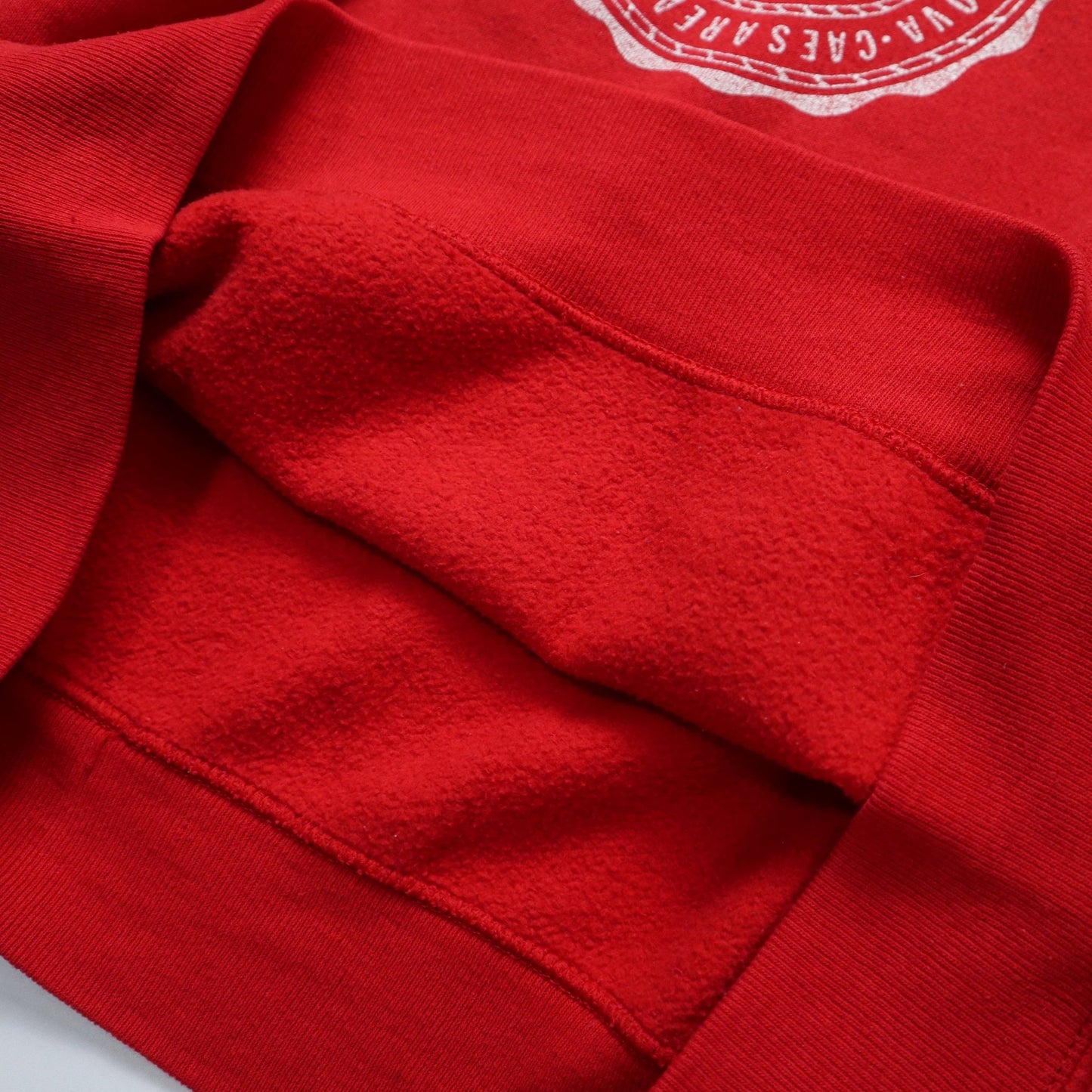 80s Champion 美國製 Rutgers University 紅色圓領衛衣 - 富士鳥古著