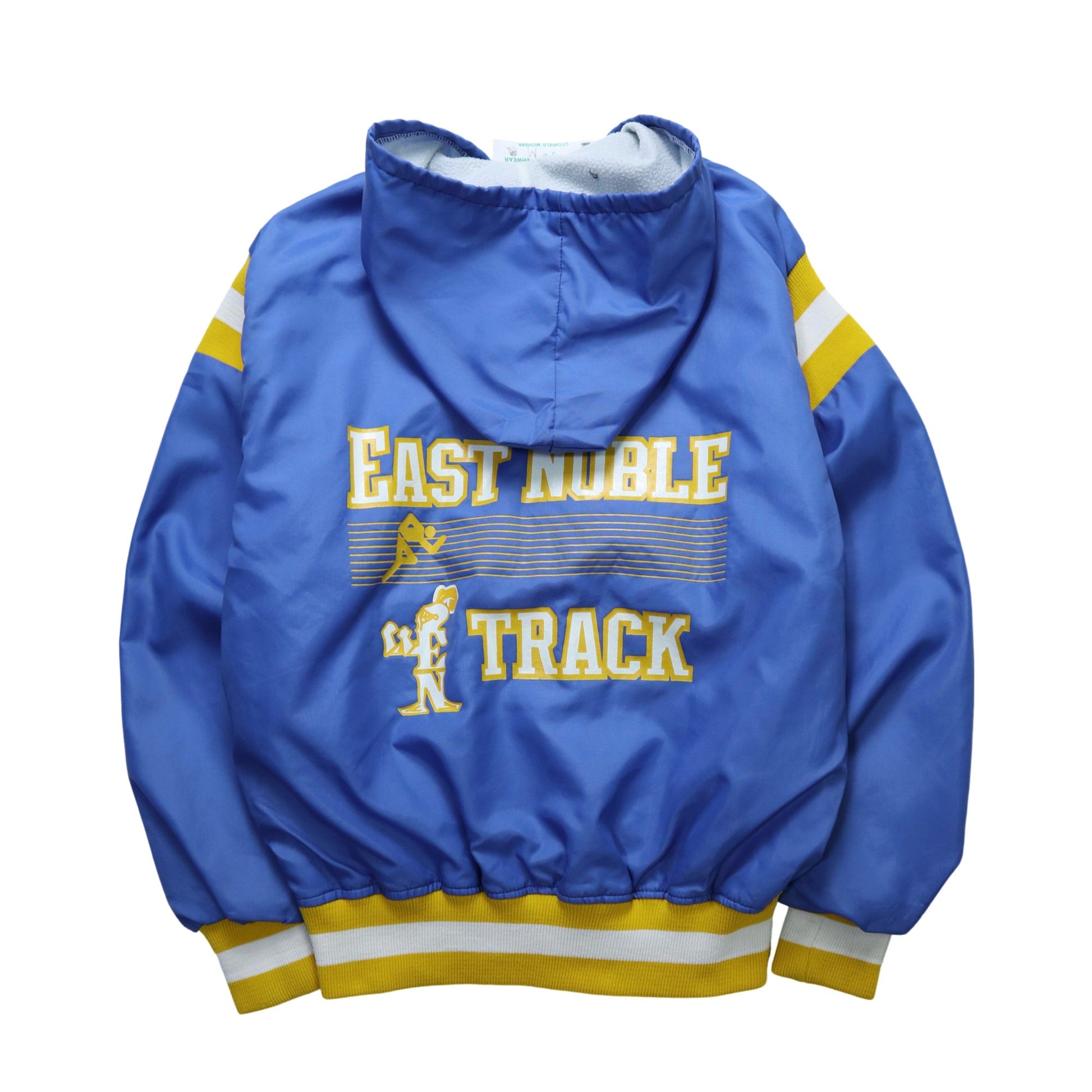 80s 美國製 EAST NOBLE 尼龍連帽套頭衫 - 富士鳥古著