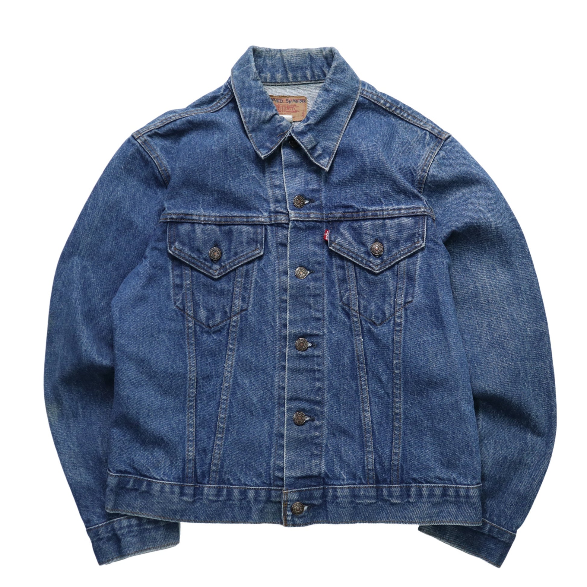 80s Levi's American-made 70505 denim jacket Fuji Bird Vintage