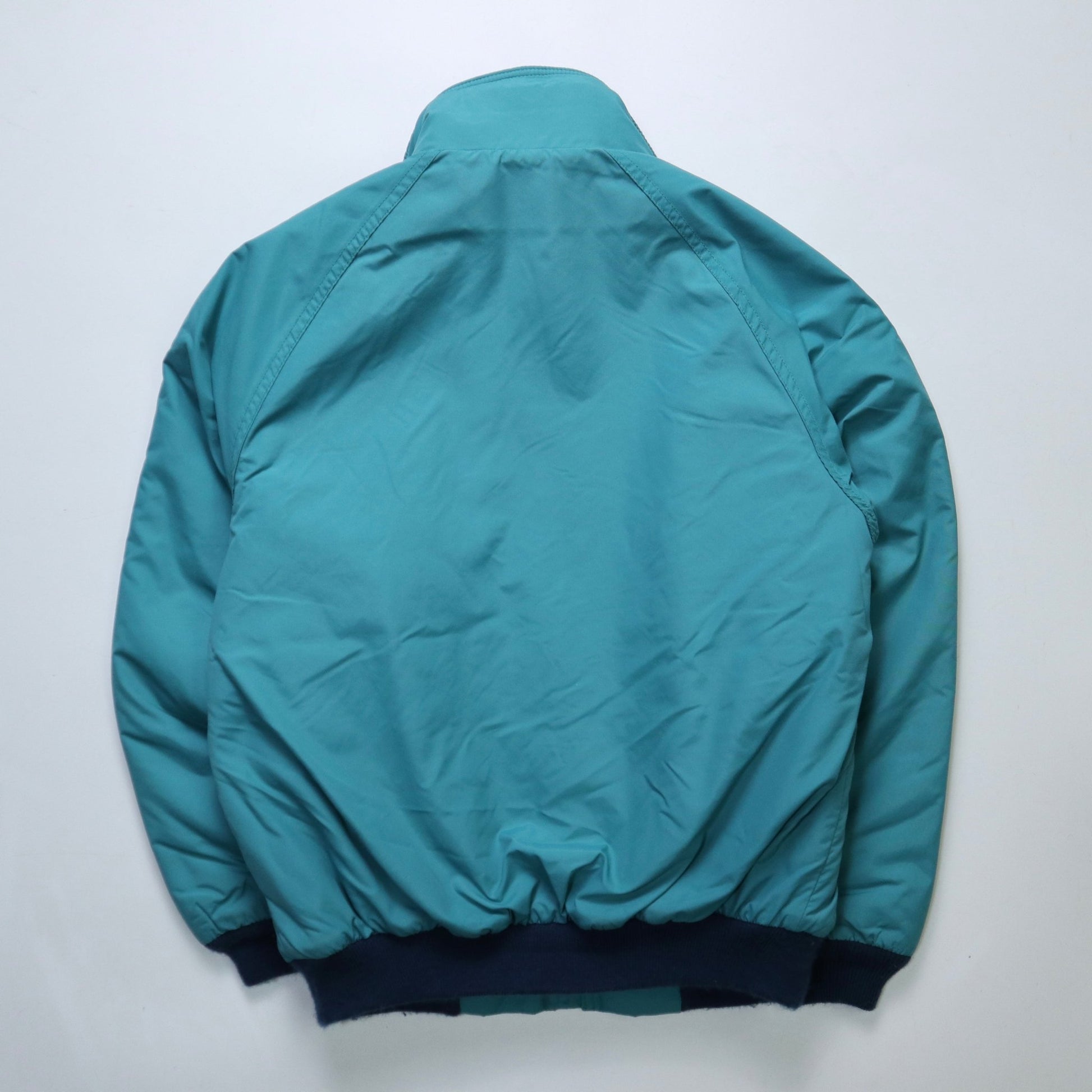 80s L.L.Bean 美國製 藍綠色防風保暖外套 Warm - up jacket - 富士鳥古著