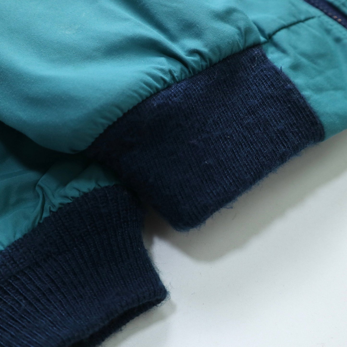 80s L.L.Bean 美國製 藍綠色防風保暖外套 Warm - up jacket - 富士鳥古著