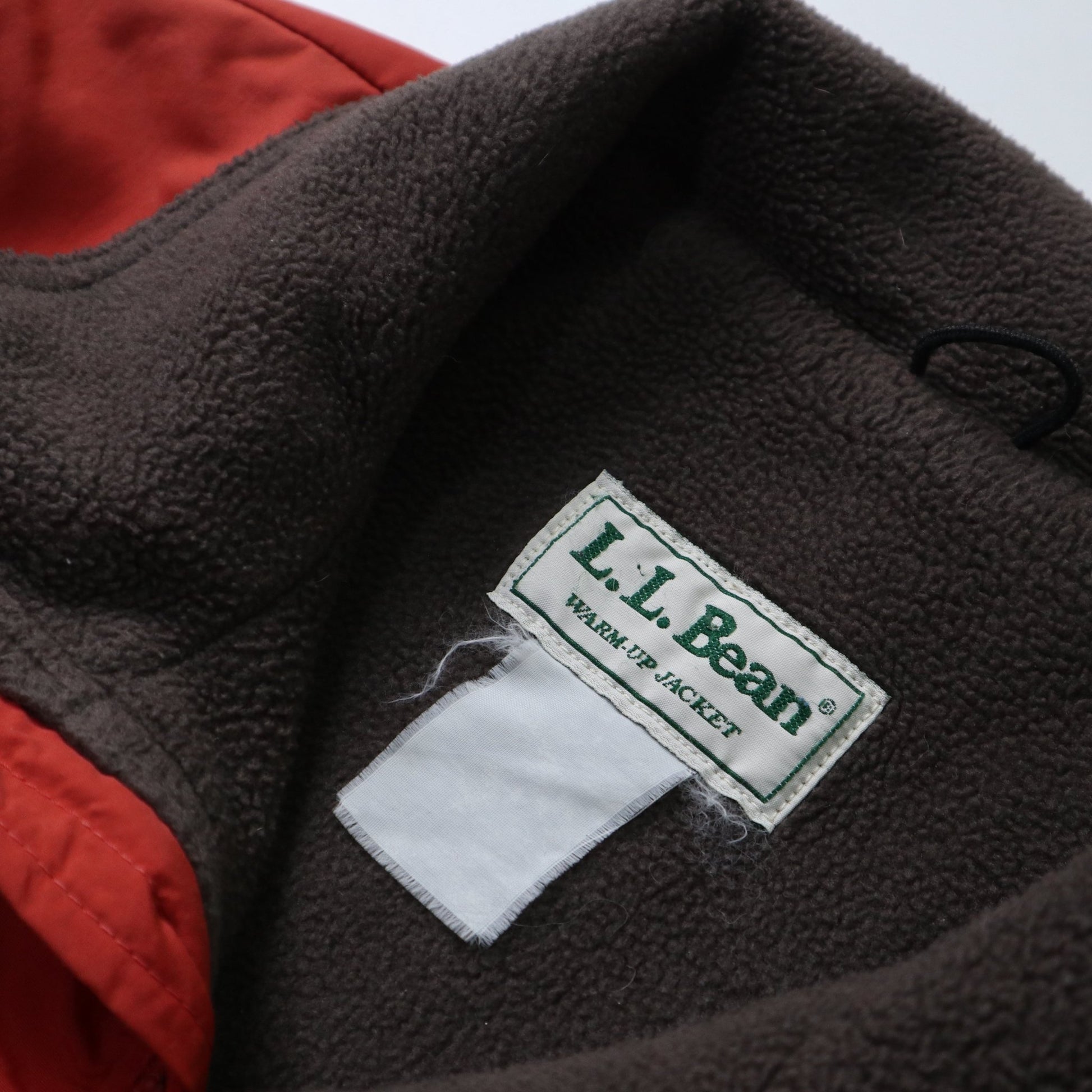 80s L.L.Bean 橘色防風保暖外套 Warm - up jacket - 富士鳥古著