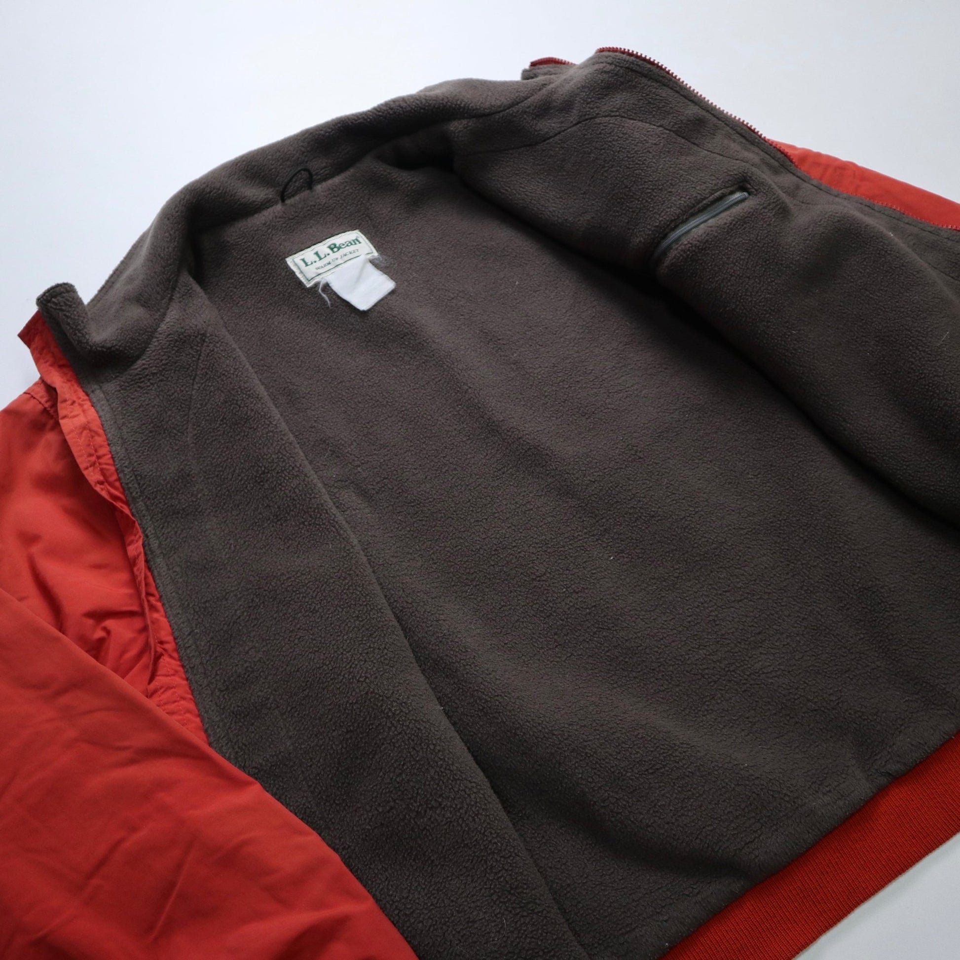 80s L.L.Bean 橘色防風保暖外套 Warm - up jacket - 富士鳥古著