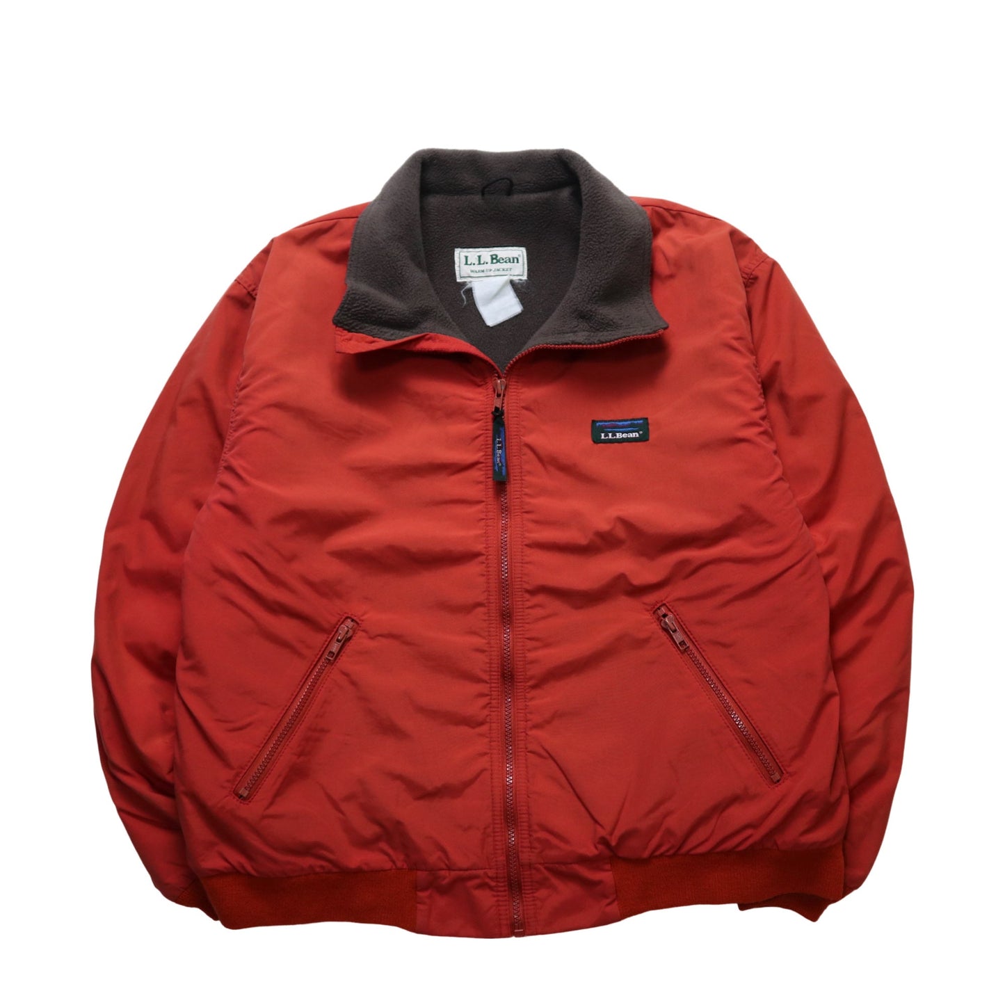 80s L.L.Bean 橘色防風保暖外套 Warm - up jacket - 富士鳥古著