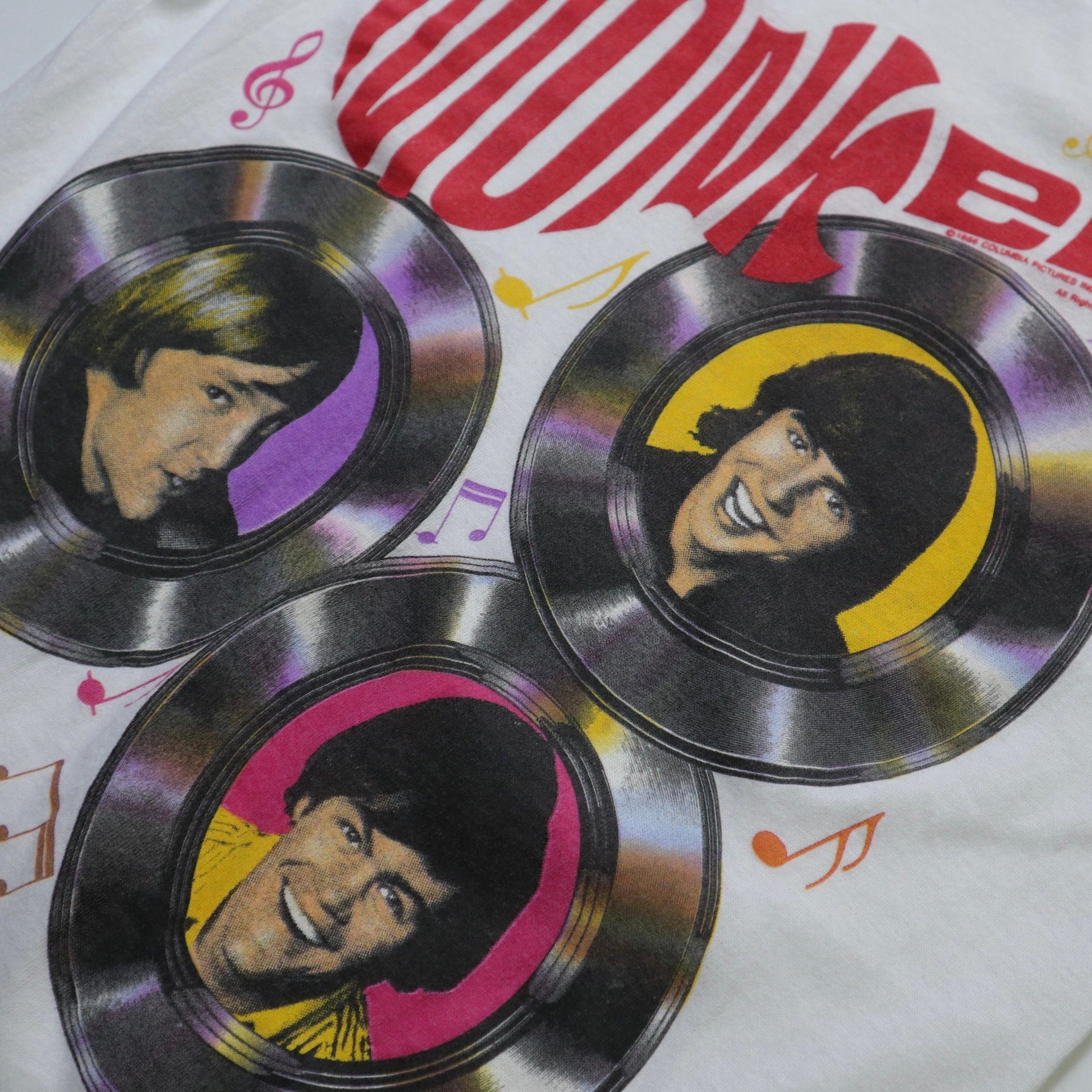 80s 美國製 MONKEES 20th Anniversary T-Shirt - 富士鳥古著