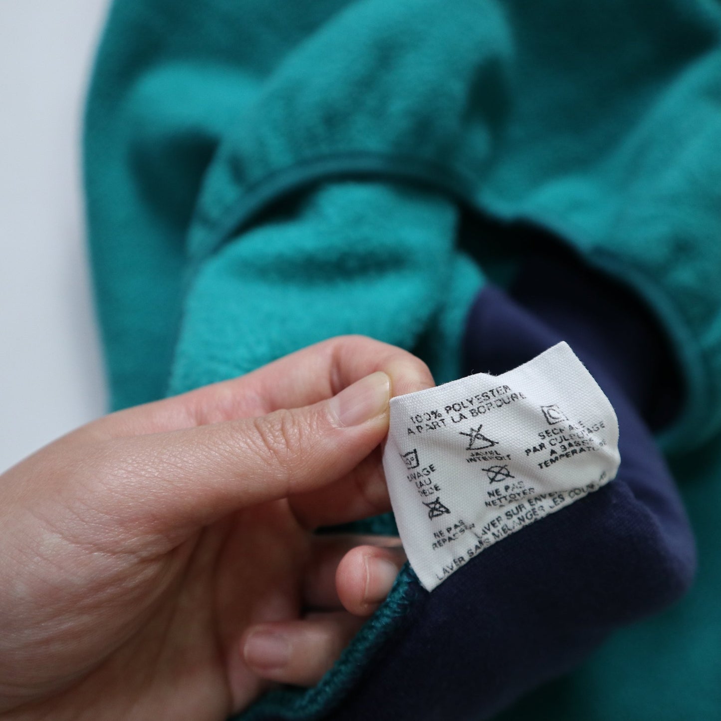 80s Patagonia 美國製 綠色抓毛絨套頭衫 - 富士鳥古著