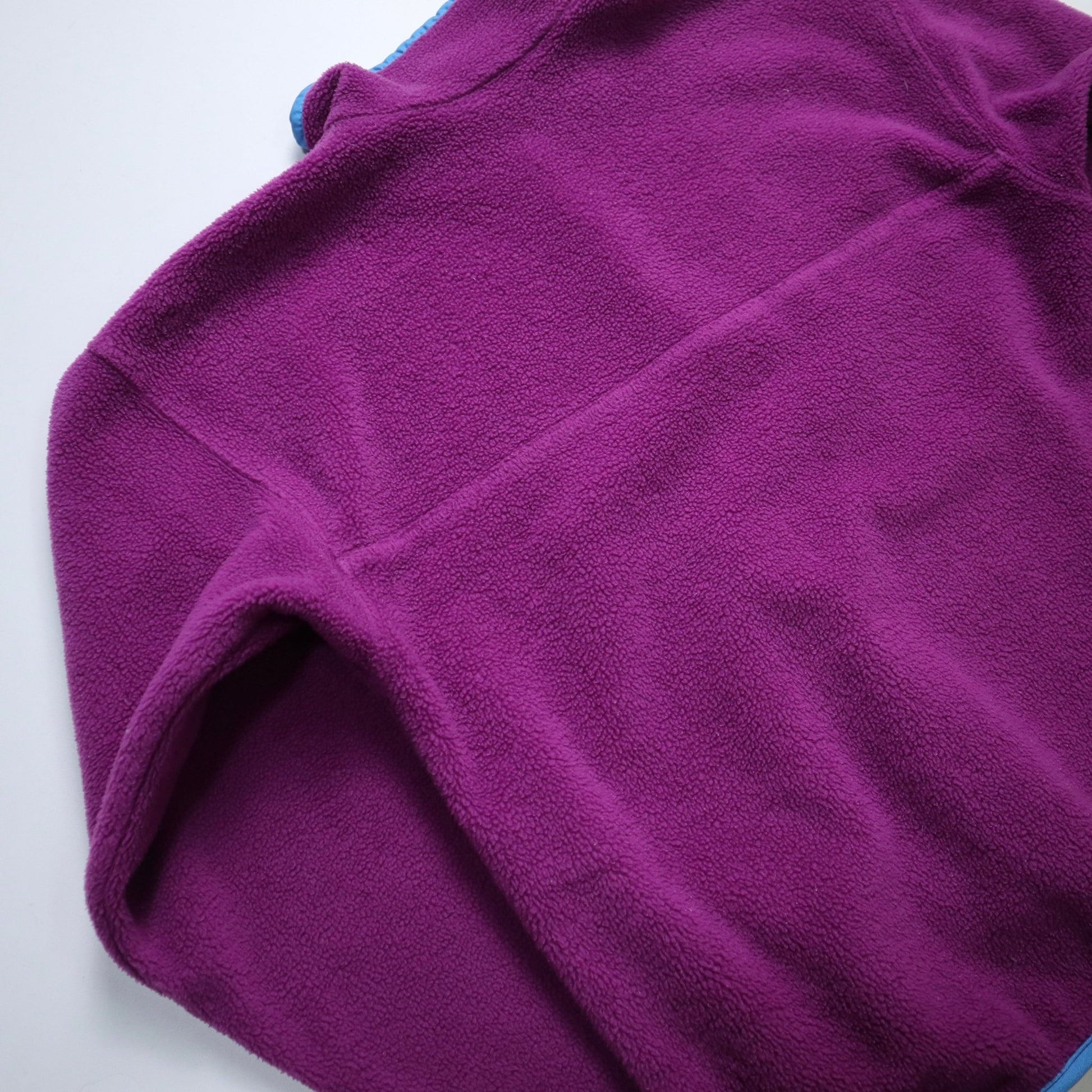 80s Patagonia 美國製 紫色抓毛絨套頭衫 - 富士鳥古著