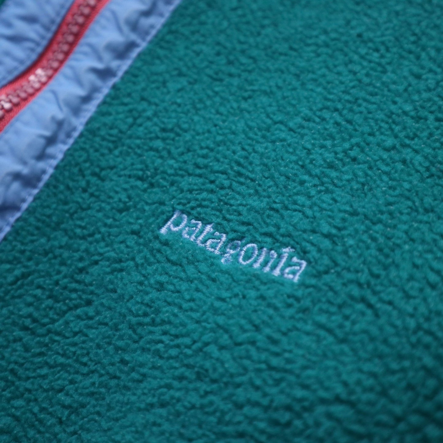 80s Patagonia 美國製 綠色抓毛絨套頭衫 - 富士鳥古著