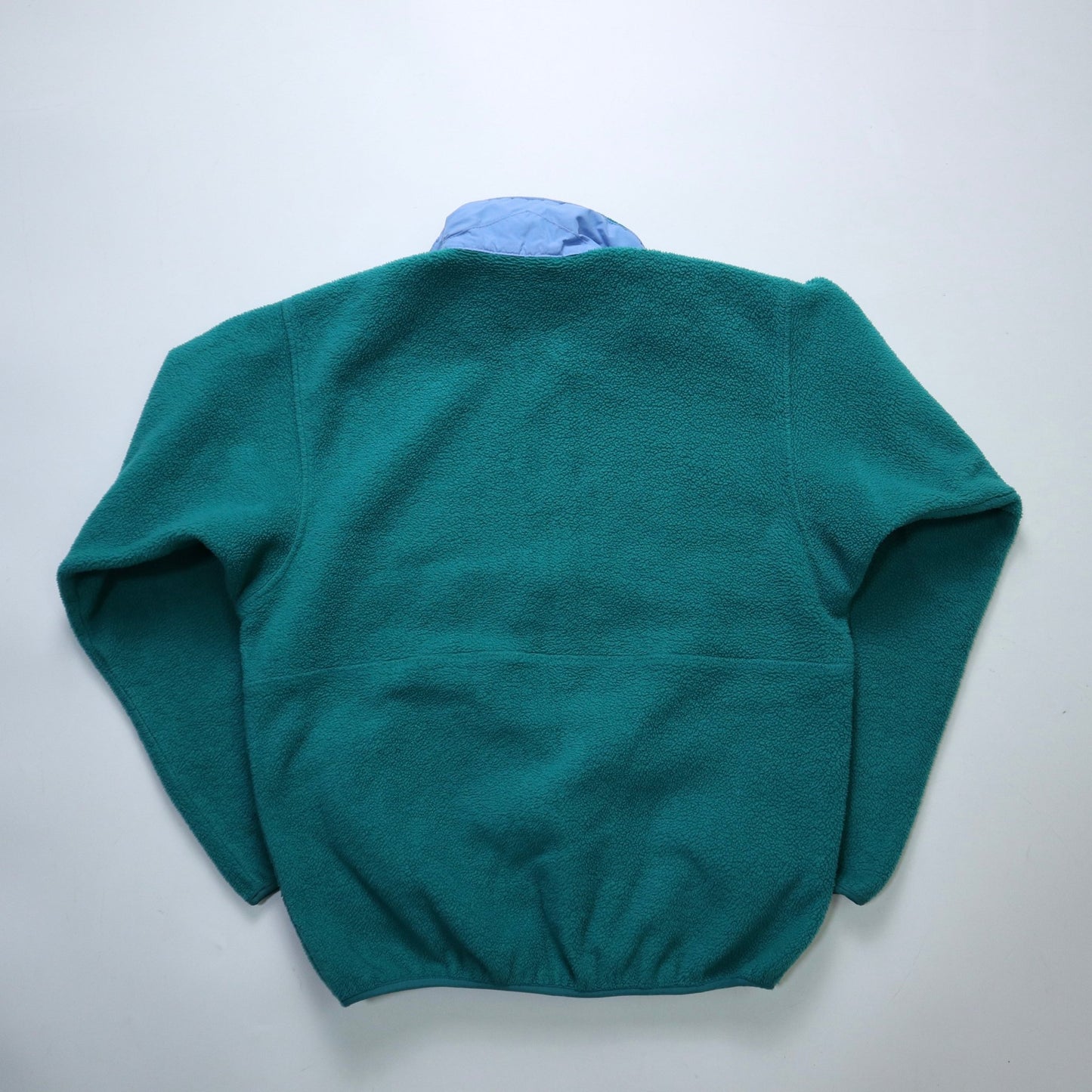 80s Patagonia 美國製 綠色抓毛絨套頭衫 - 富士鳥古著