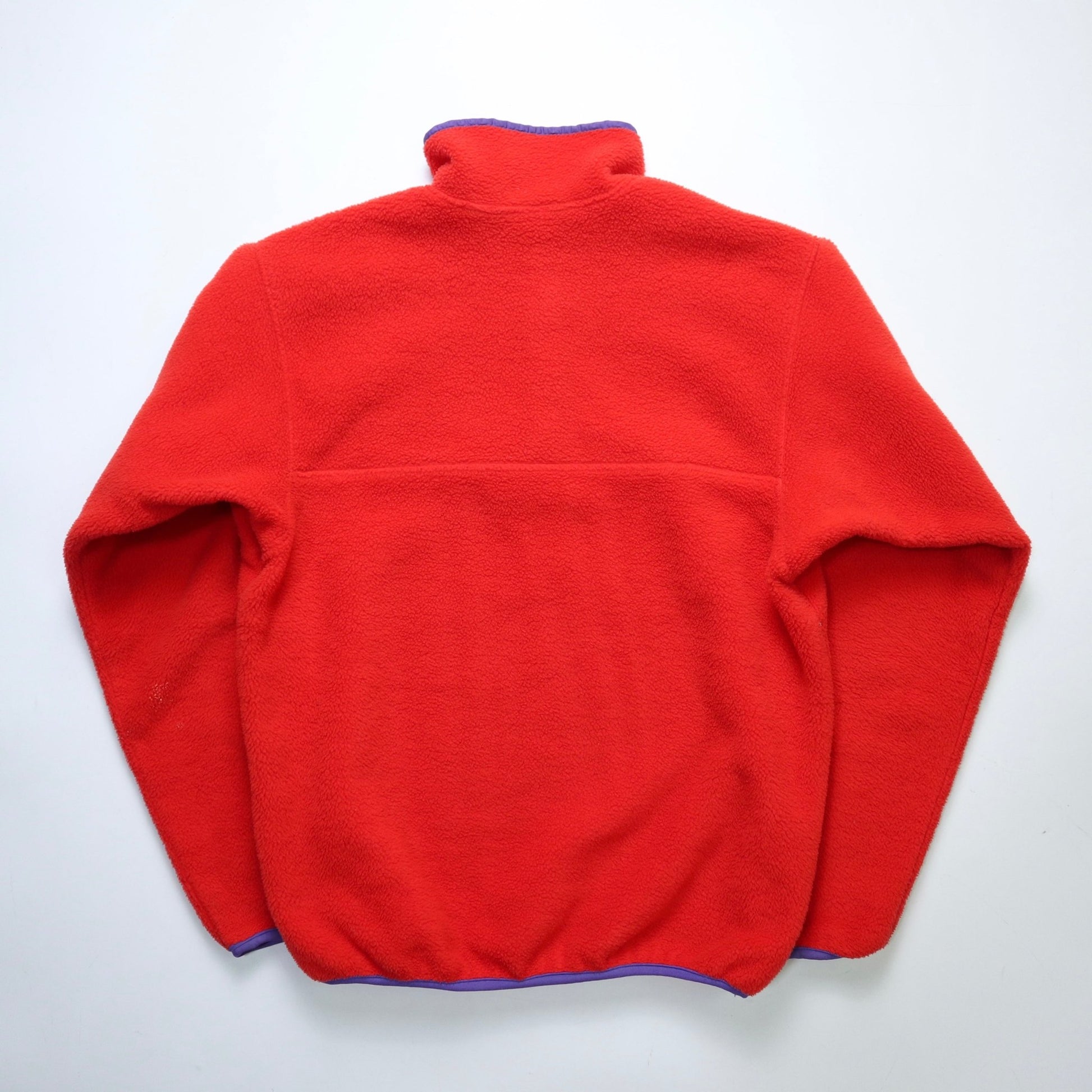 80s Patagonia 美國製 紅色抓毛絨套頭衫 - 富士鳥古著