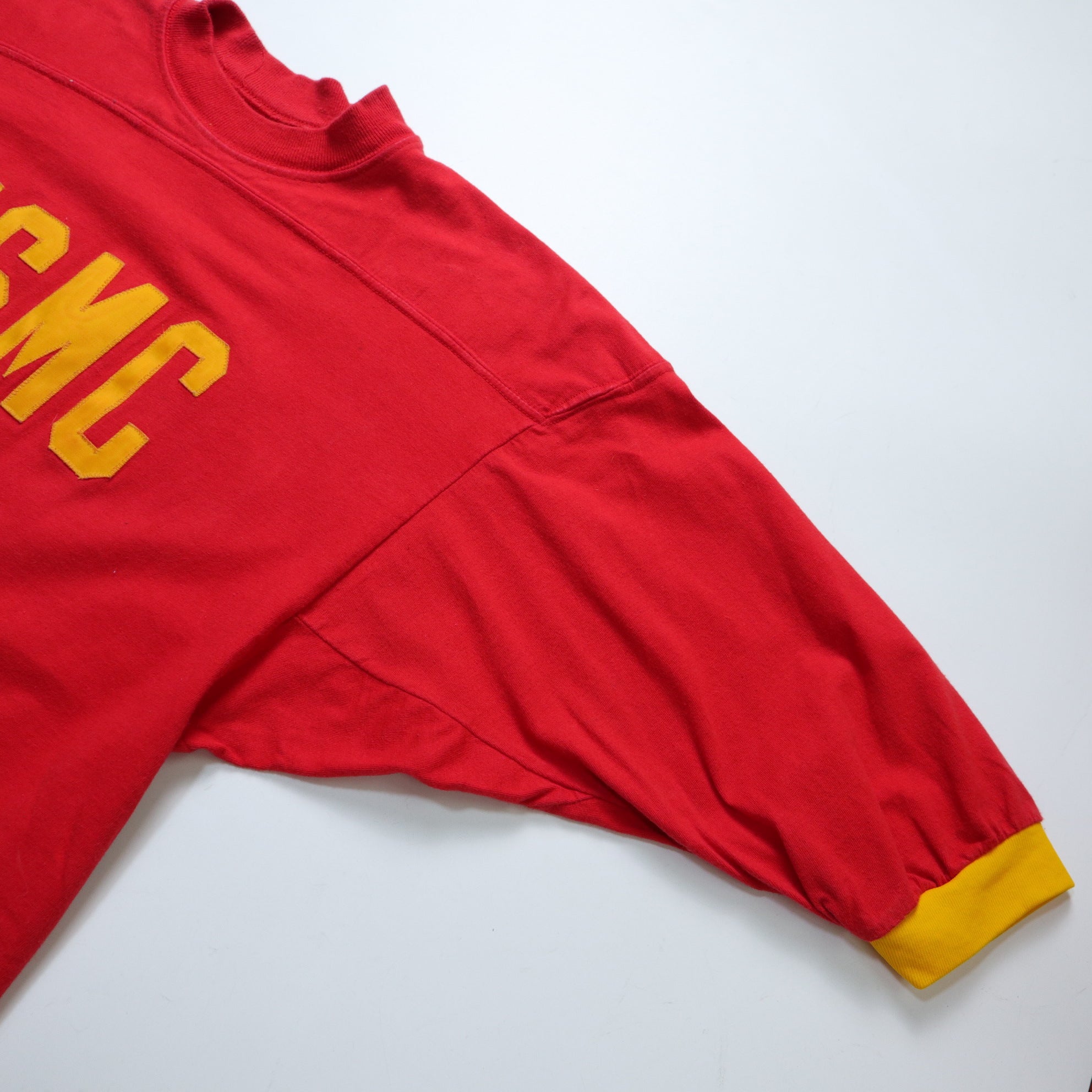 80s Russell Athletic American-made USMC red American football top -  Fujibird Vintage – 富士鳥古著