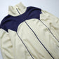 80s Track&court 台灣製 米x藍雙拼色運動外套 - 富士鳥古著