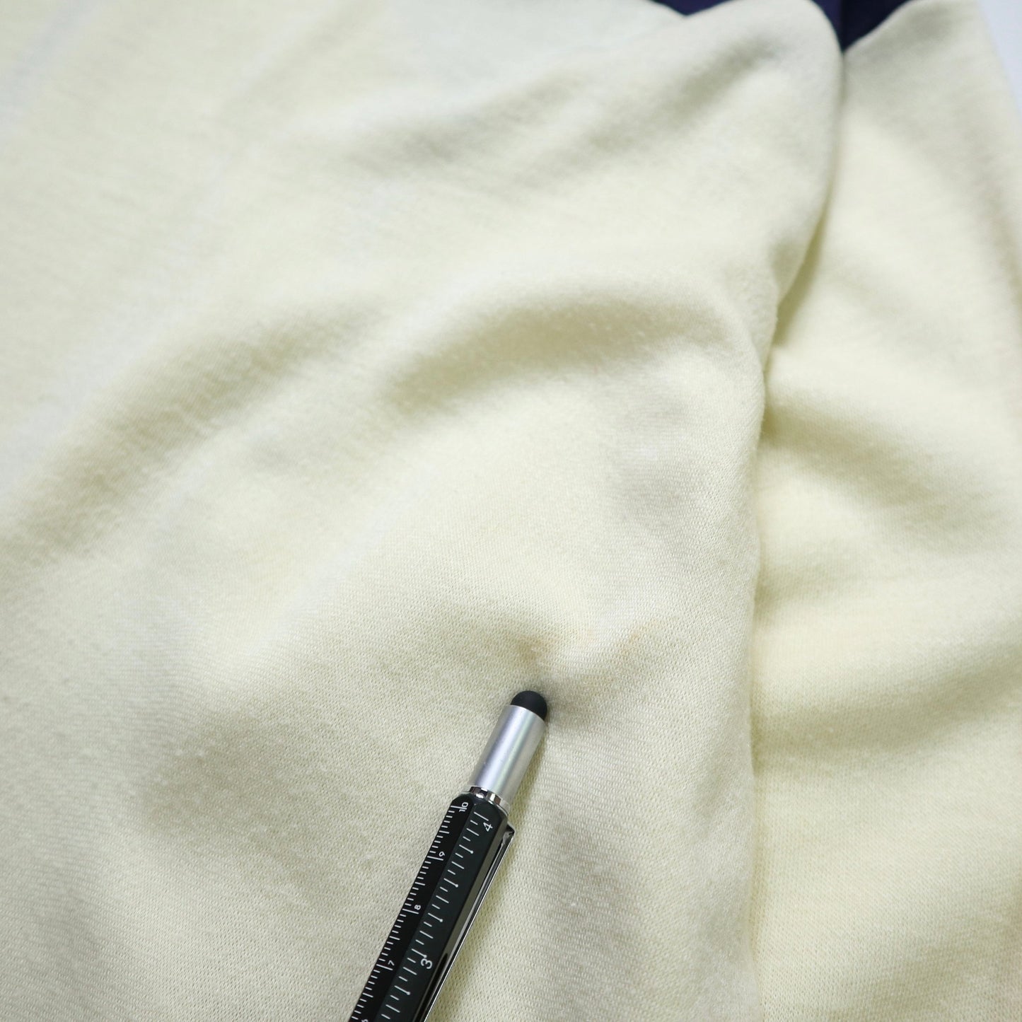 80s Track&court 台灣製 米x藍雙拼色運動外套 - 富士鳥古著