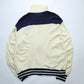 80s Track&court 台灣製 米x藍雙拼色運動外套 - 富士鳥古著