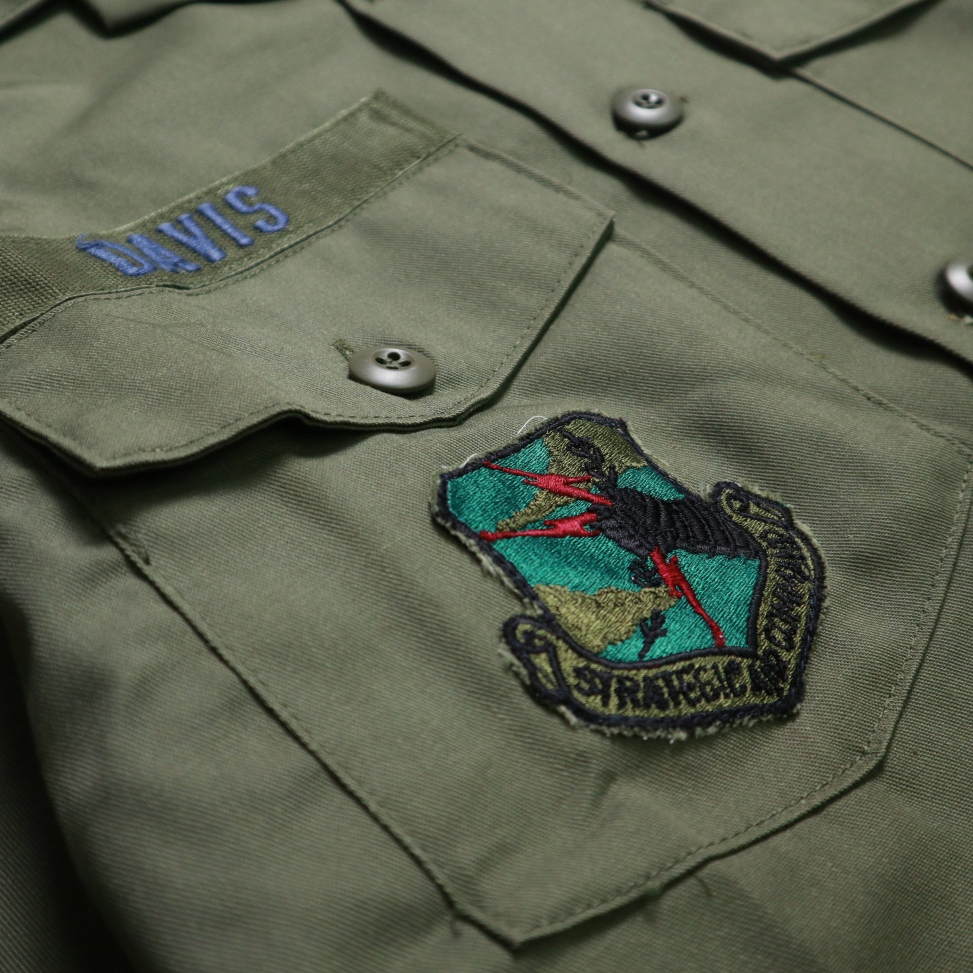 80s US ARMY OG507 Utility Shirt 美軍公發軍襯衫 - 富士鳥古著