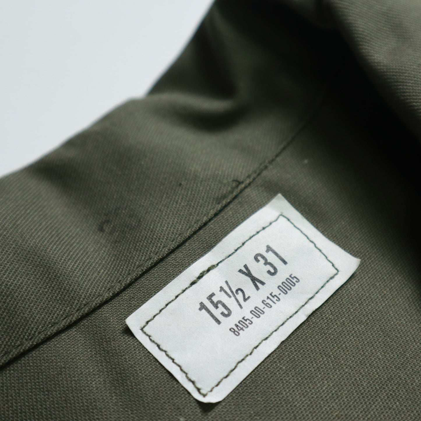 80s US ARMY OG507 Utility Shirt 美軍公發軍襯衫 - 富士鳥古著