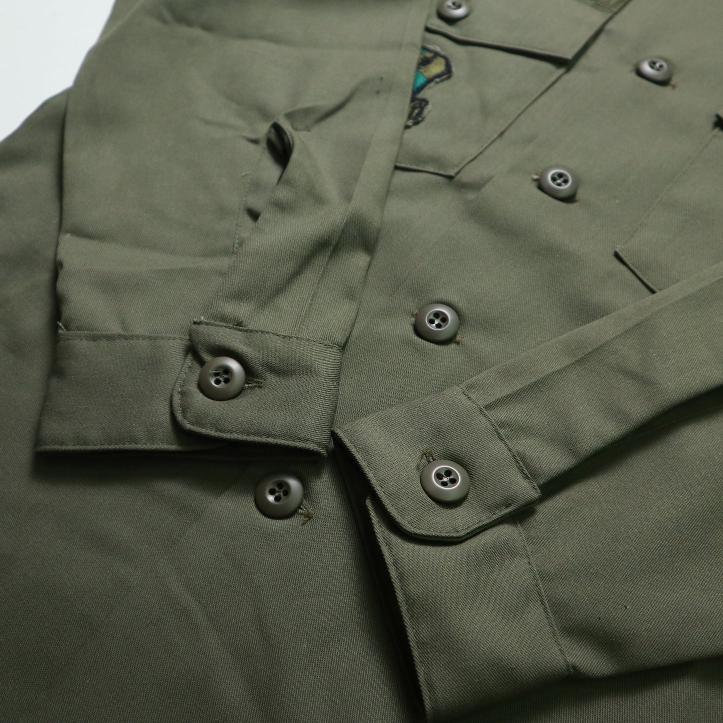 80s US ARMY OG507 Utility Shirt 美軍公發軍襯衫 - 富士鳥古著