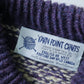 80s 加拿大製 Yarn Point Crafts 手工製·紫色羊毛圖騰毛衣 - 富士鳥古著