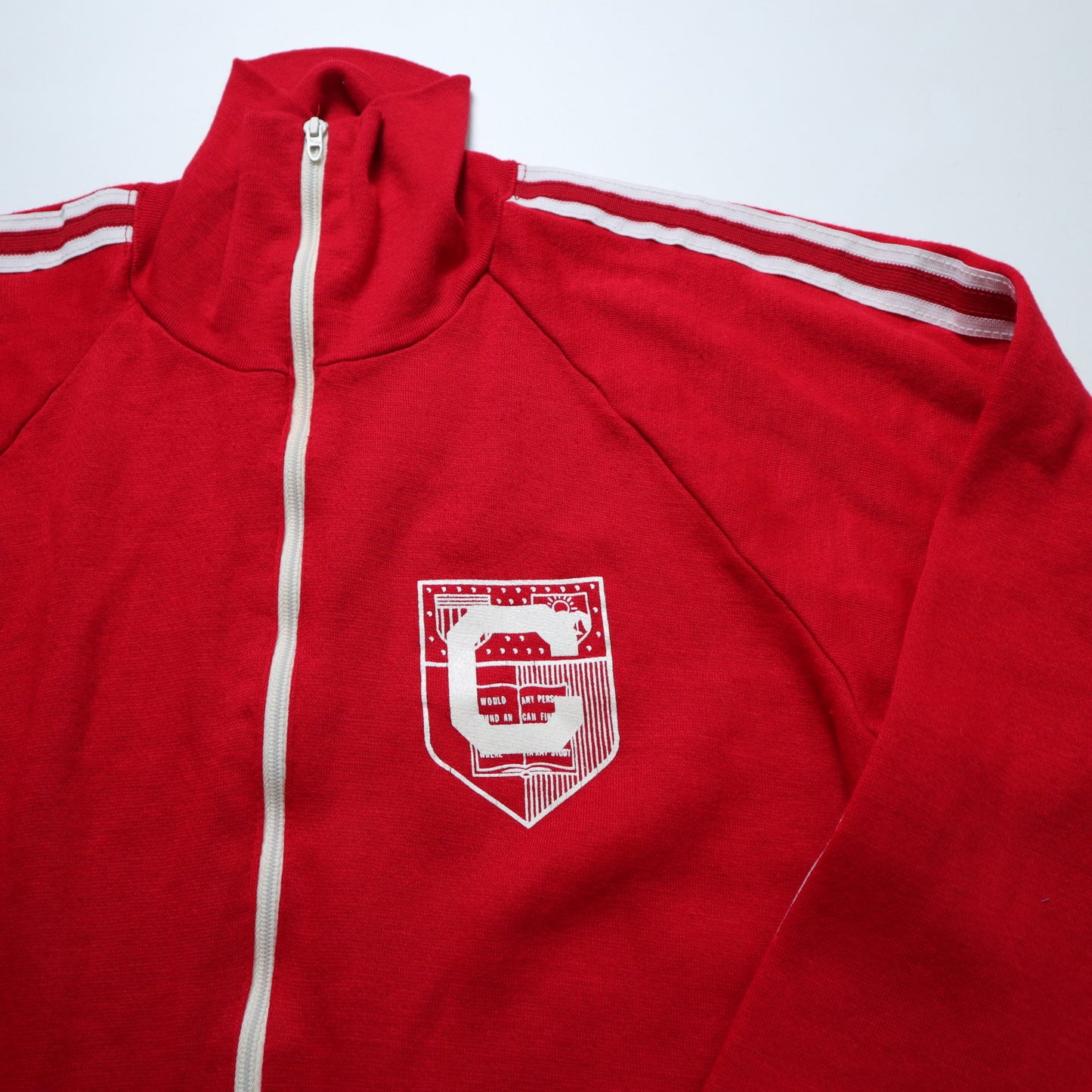 70s Champion American Made Red Track Suit Talon Zipper