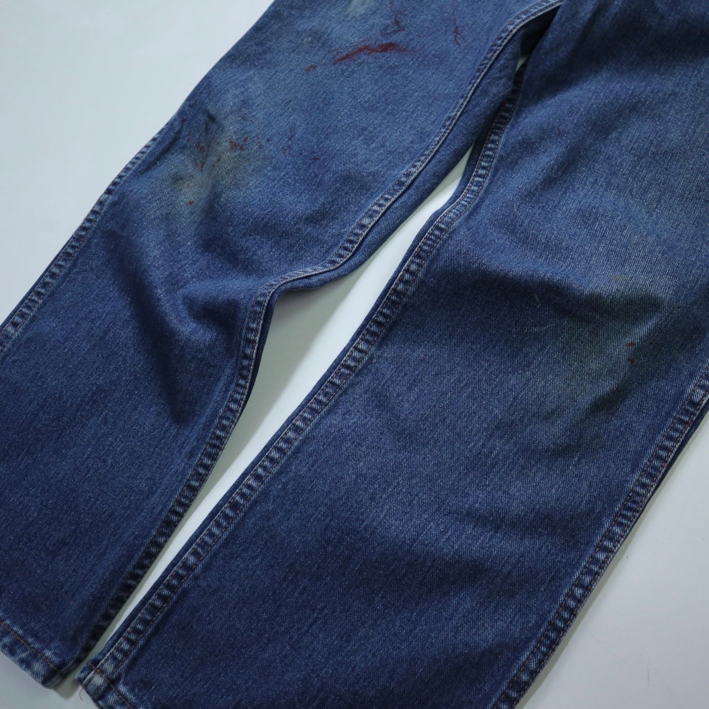 (34W) 70s American-made Saddle King straight-leg jeans with Talon zipper
