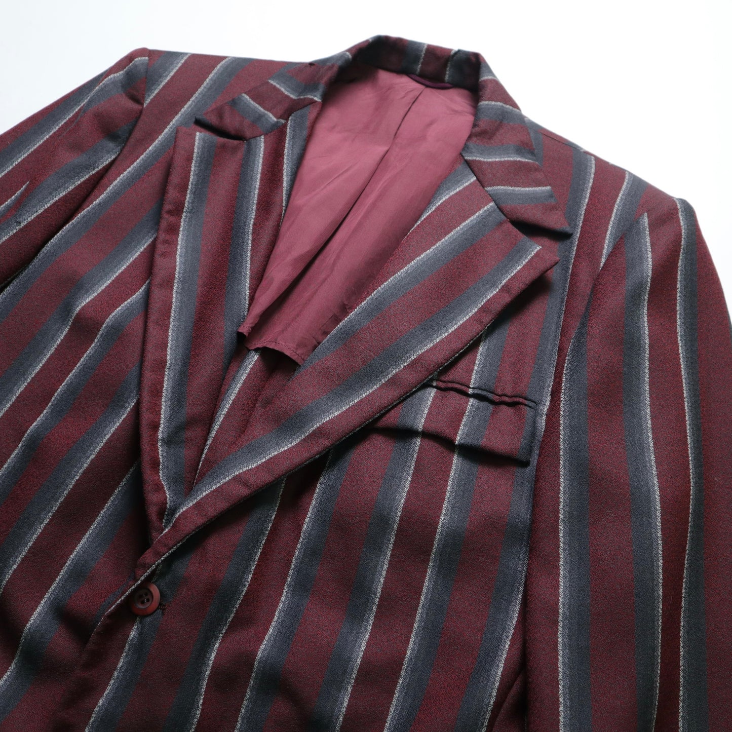 1960s Ratner California Clothes wool striped blazer