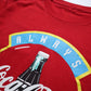 90s Always Coca Cola 紅色膠印tee /Single Stitch - 富士鳥古著