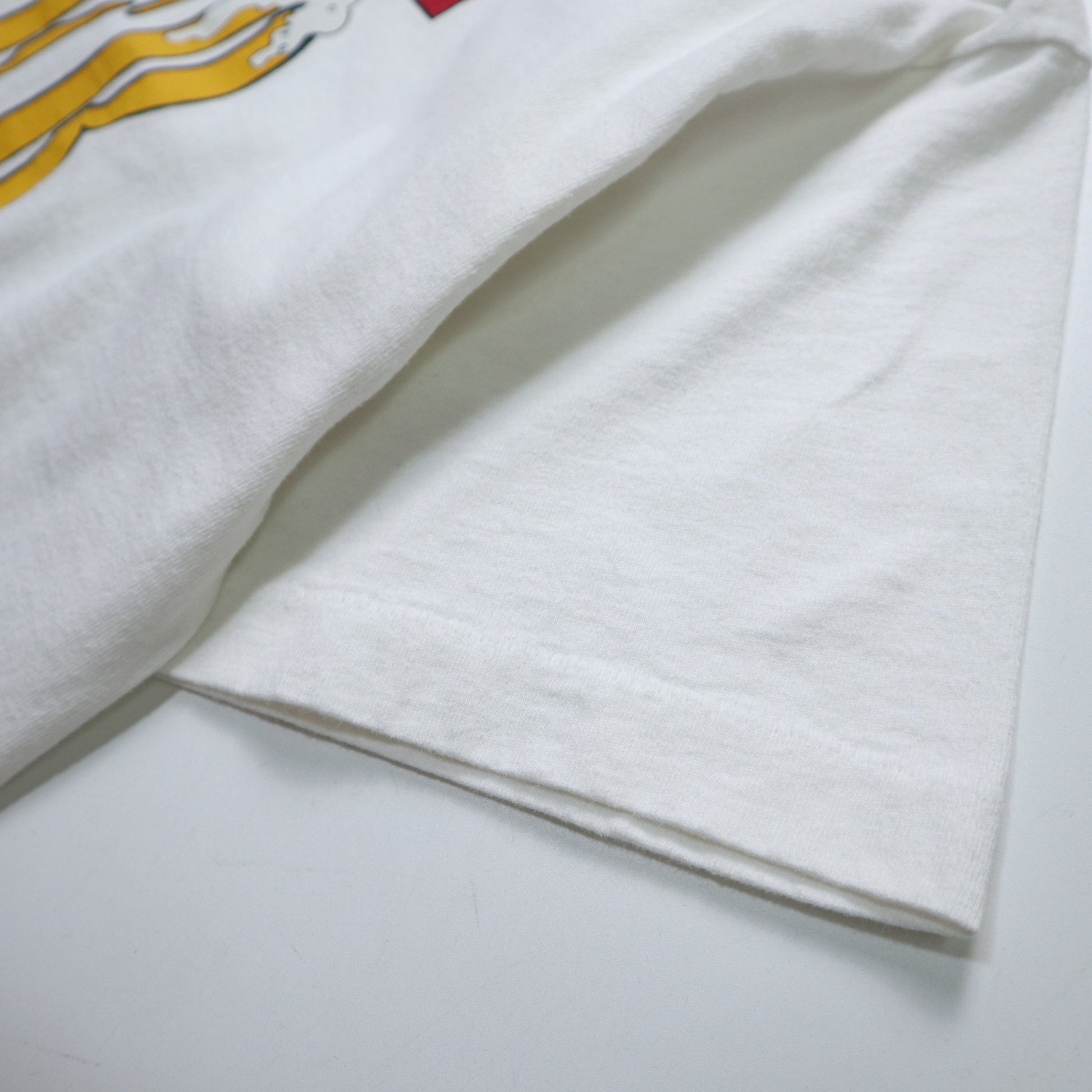 90s 加拿大製 BEER 幽默字語 白色純棉tee - 富士鳥古著