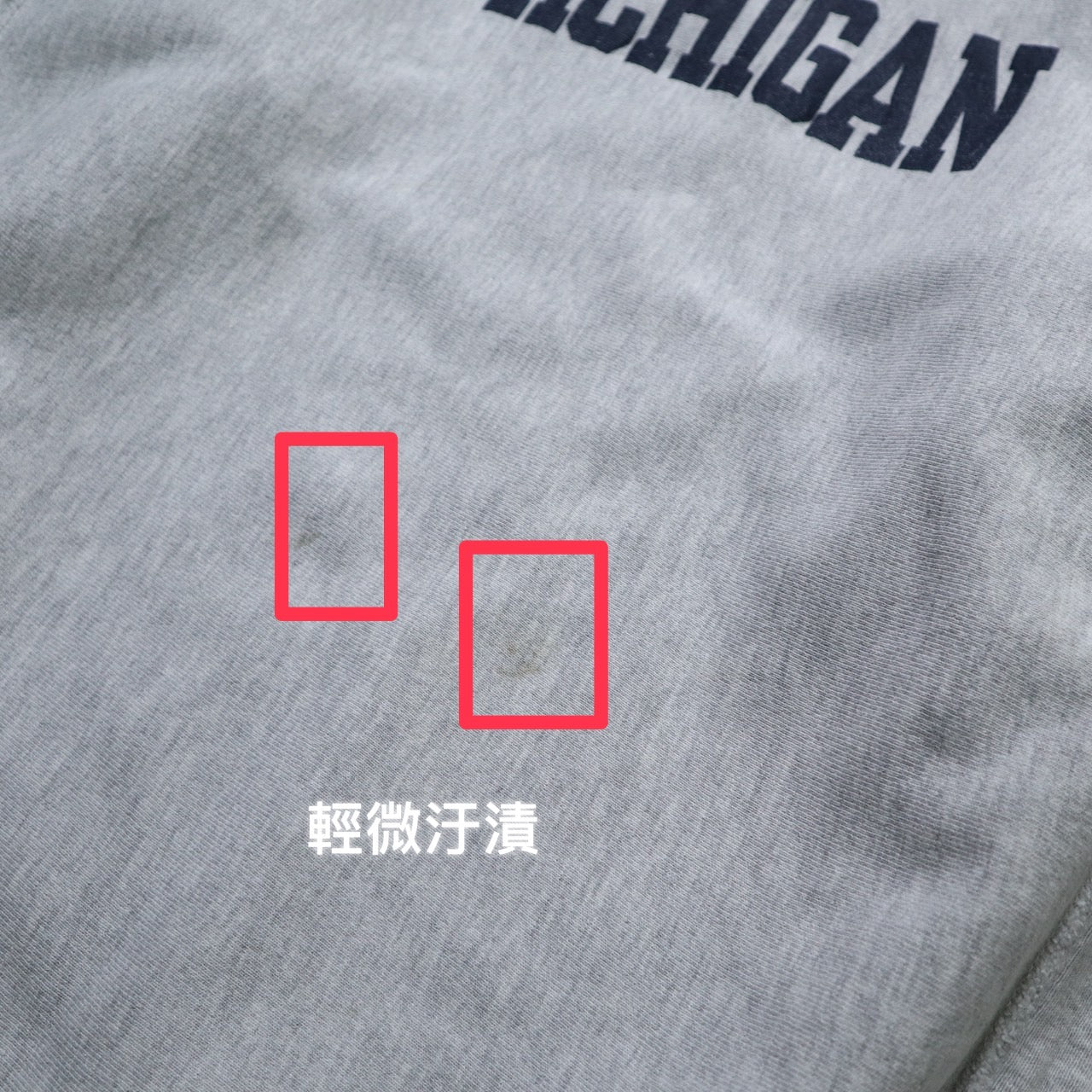 90s Champion 美國製 Reverse Weave Michigan 灰色衛衣 - 富士鳥古著