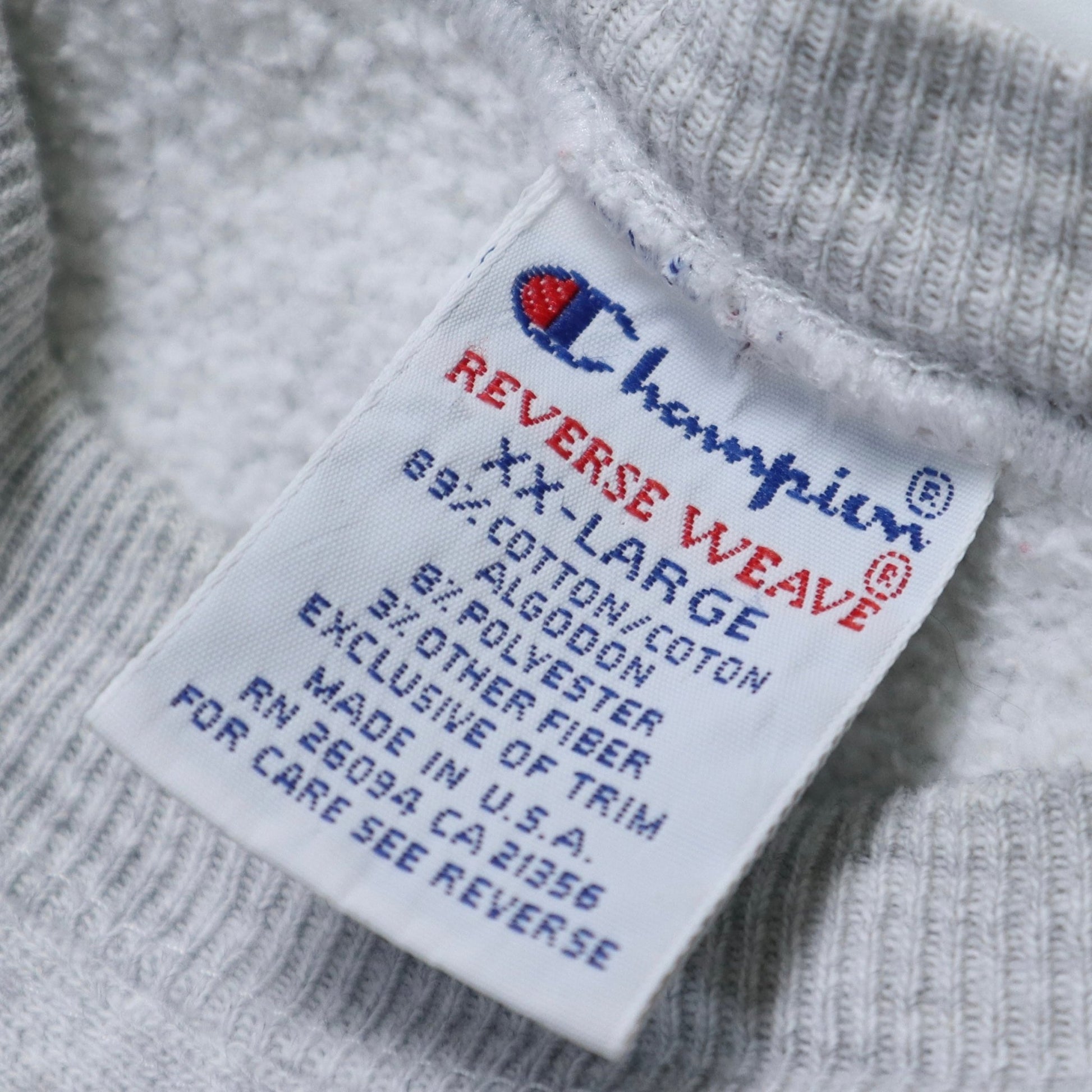 90s Champion 美國製 Reverse Weave Michigan 灰色衛衣 - 富士鳥古著