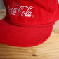 90s 台灣製 Coca Cola 紅色燈芯絨卡車司機帽 - 富士鳥古著