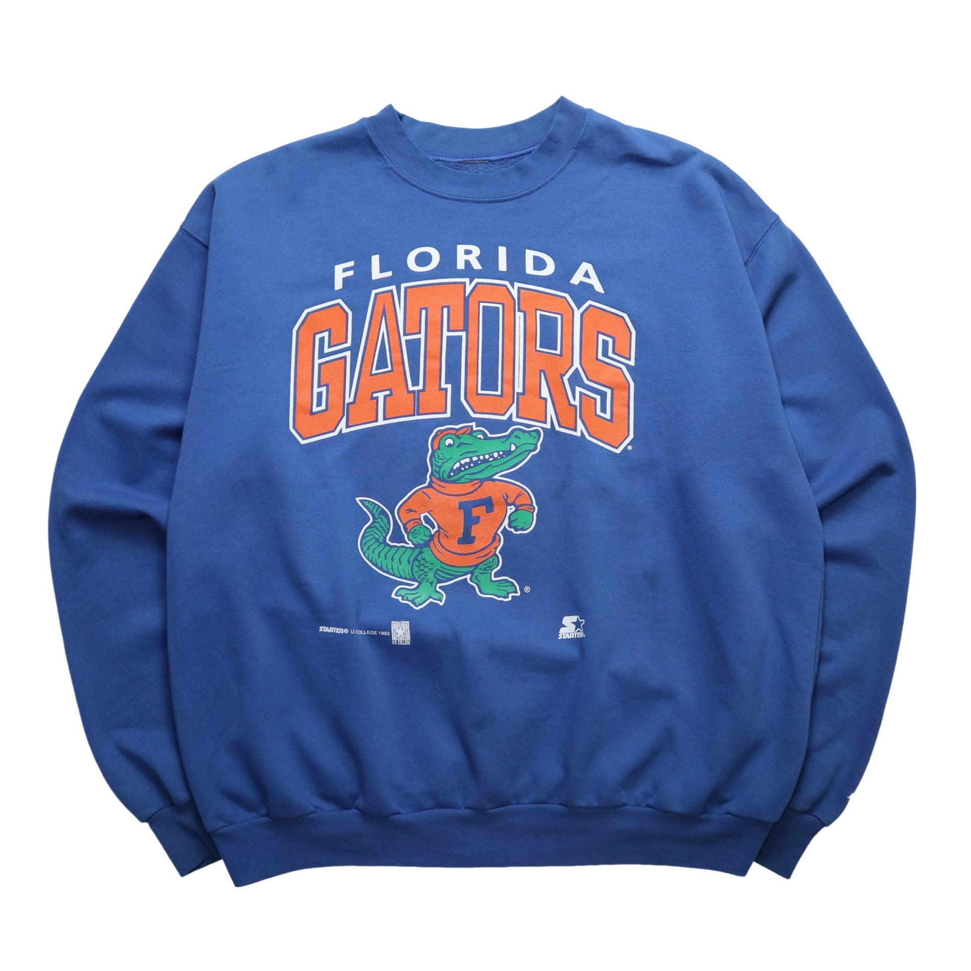 90s Florida Gators 寶藍色輕薄衛衣 大學tee - 富士鳥古著