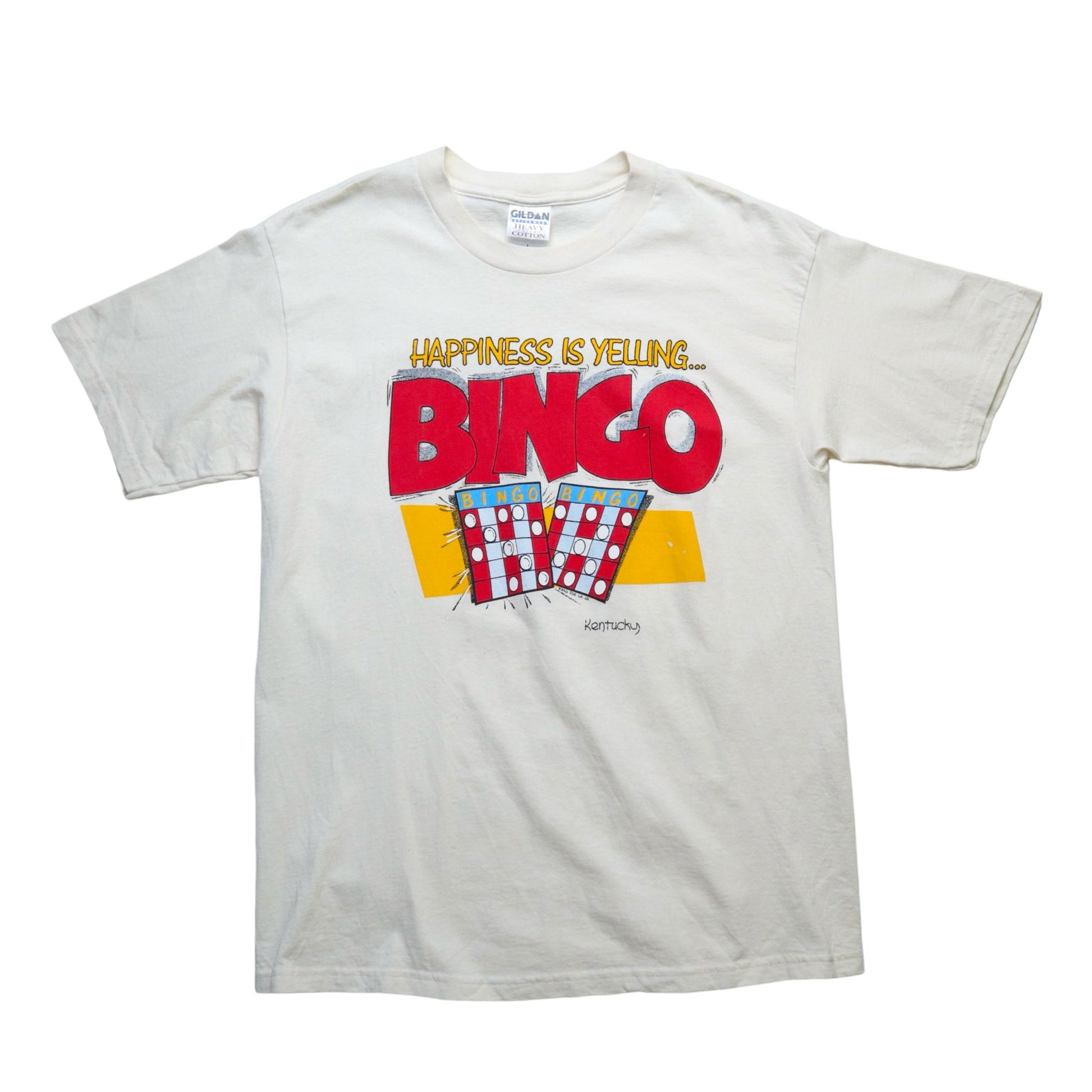 90s "Gildan" BINGO tee - 富士鳥古著