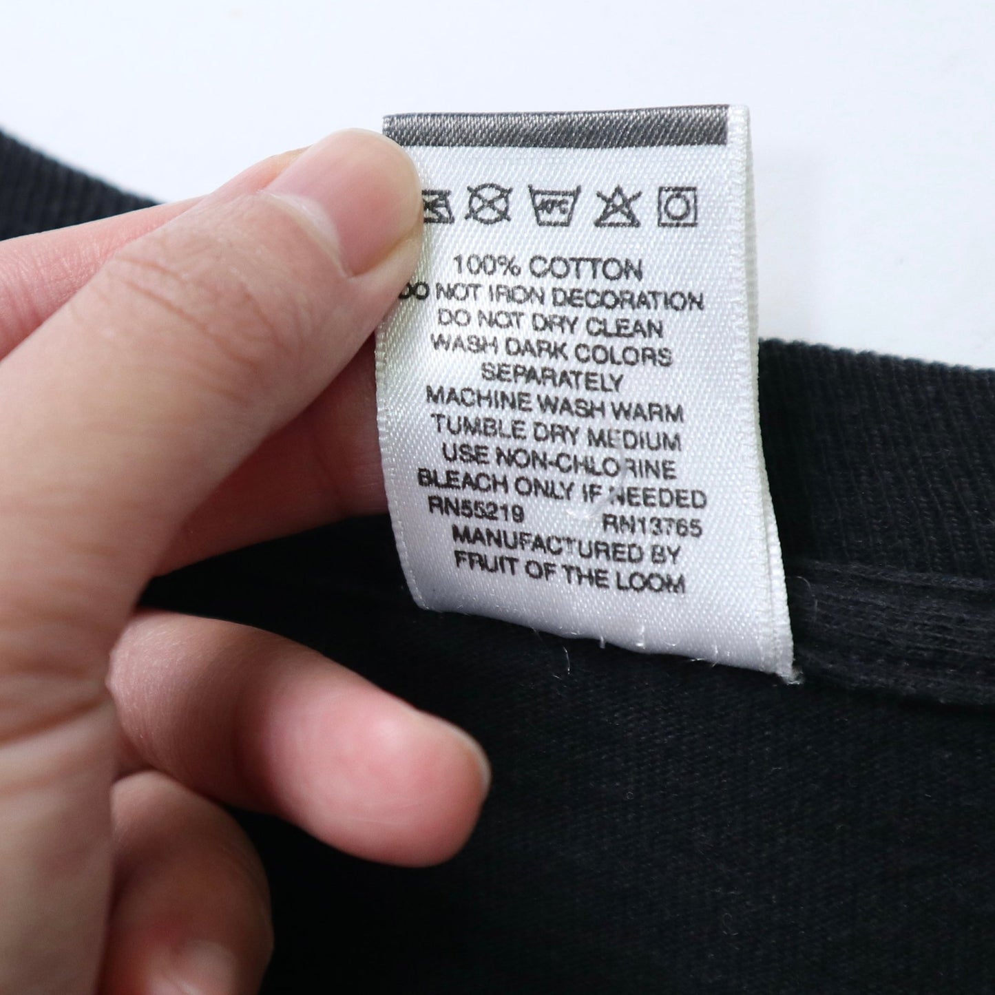 90s 美國製 Hip - Hop Mickey黑色純棉膠印tee - 富士鳥古著