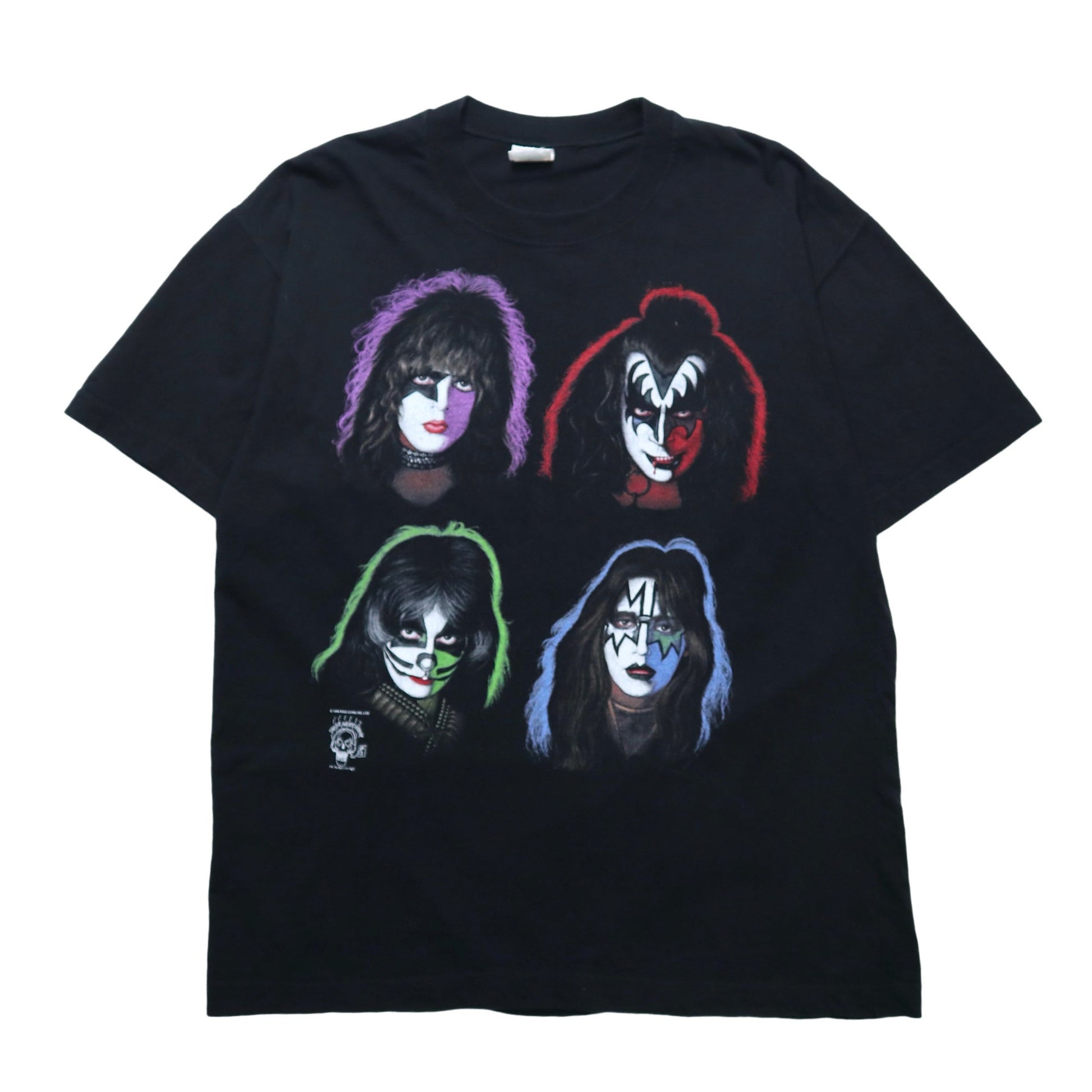 90s Kiss band 四人臉譜樂團tee - 富士鳥古著