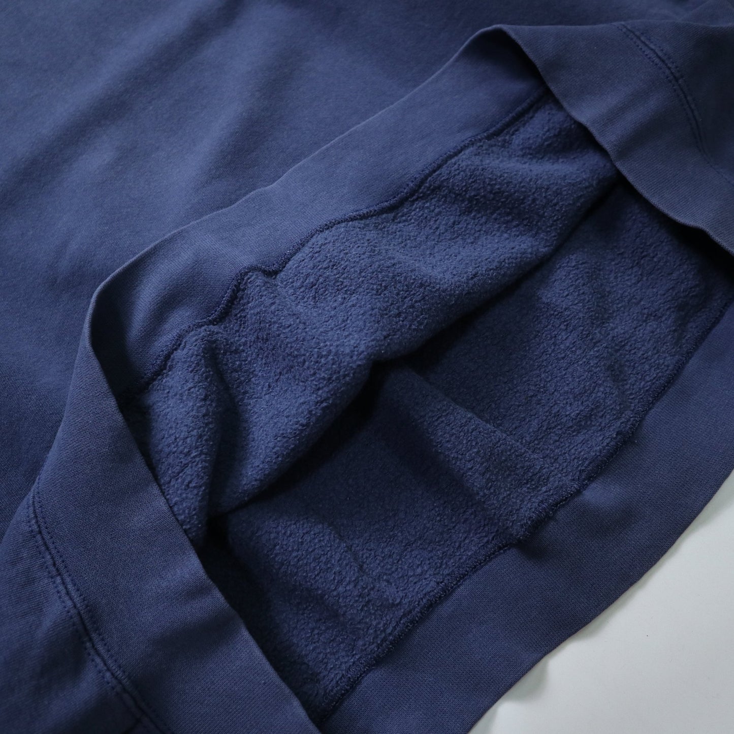 90s NIKE 美國製 藏青色刺繡LOGO圓領衛衣 - 富士鳥古著