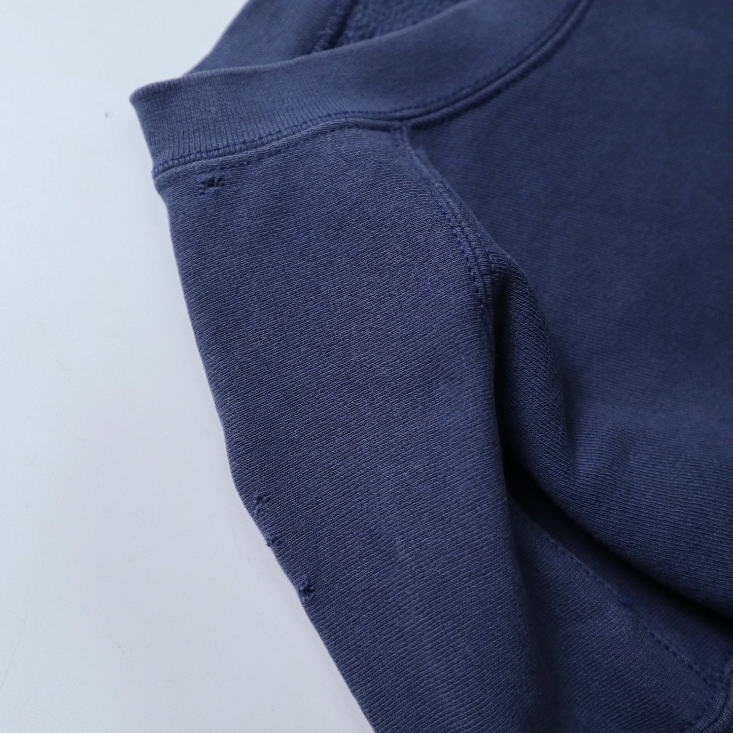 90s NIKE 美國製 藏青色刺繡LOGO圓領衛衣 - 富士鳥古著