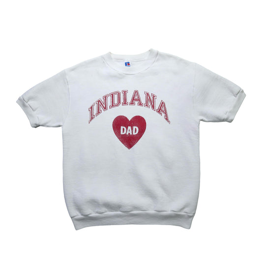90s Russell 美國製 INDIANA DAD 短袖衛衣 - 富士鳥古著