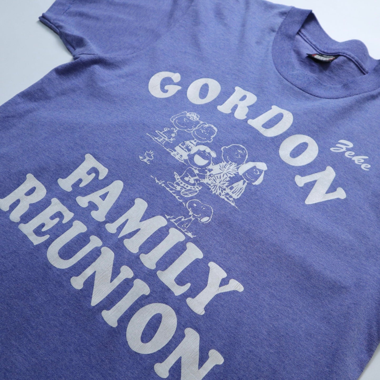 90s 美國製 Snoopy Family Reunion T-Shirt - 富士鳥古著