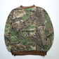 90s 美國製 Spartan Realtree 樹紋迷彩圓領上衣 長袖Tee - 富士鳥古著
