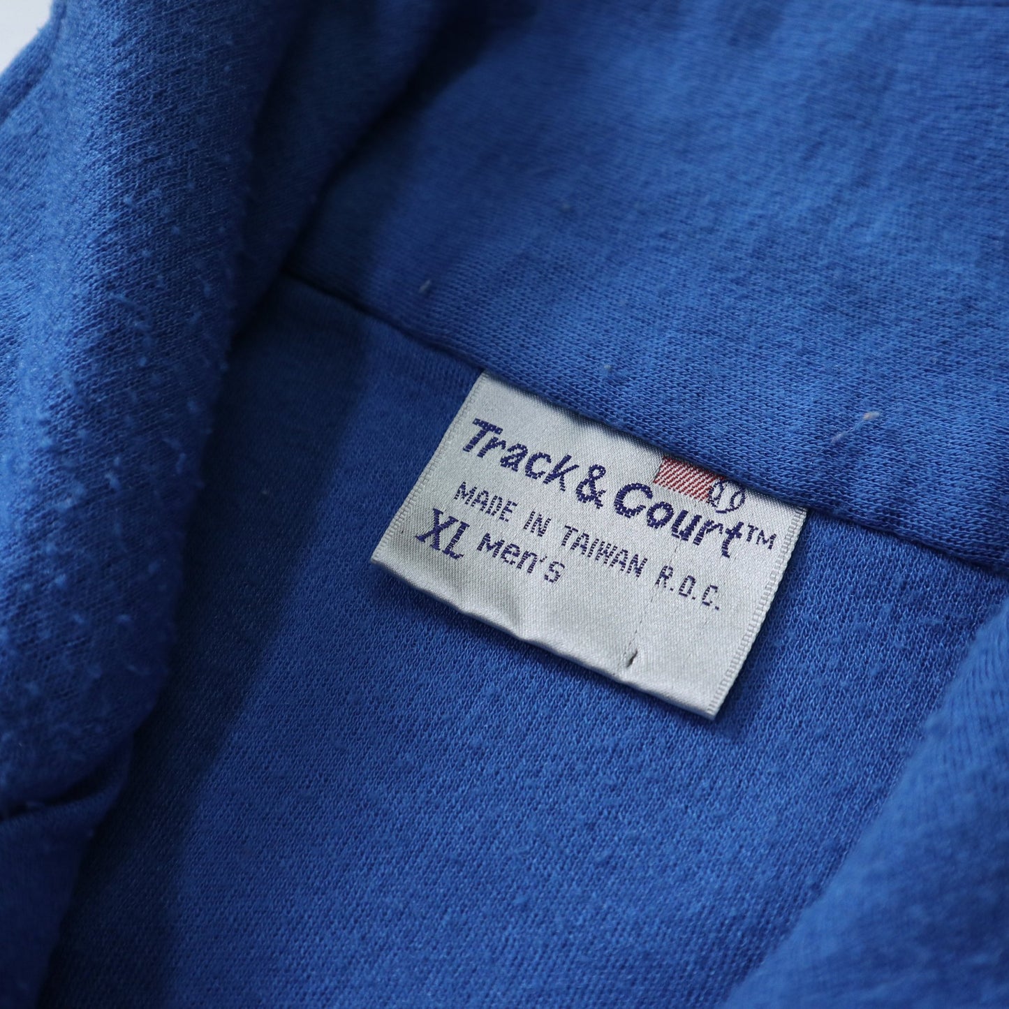 90s Track&Court 台灣製 藍灰拼色運動外套 - 富士鳥古著